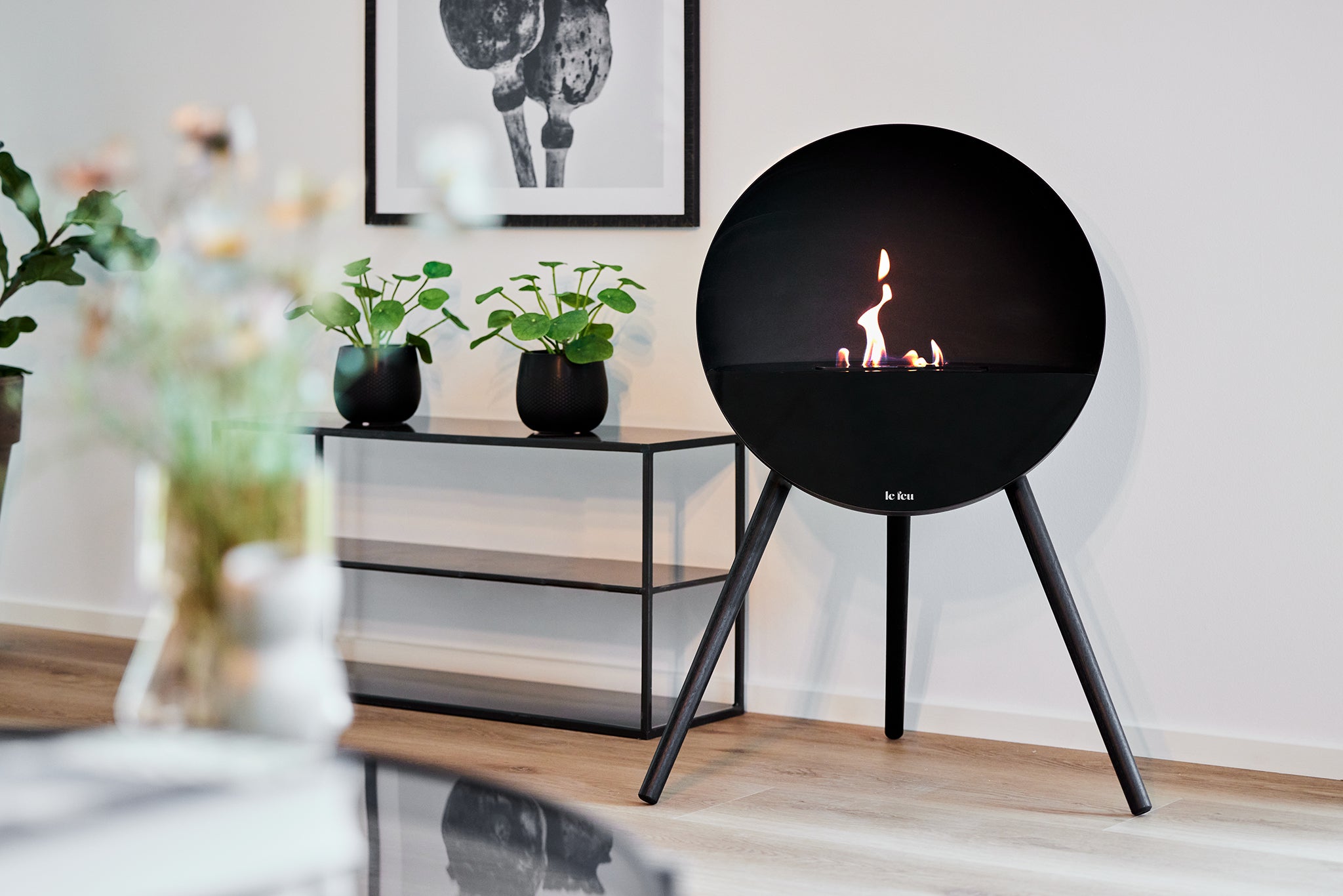 Eye Black Bio Fireplace