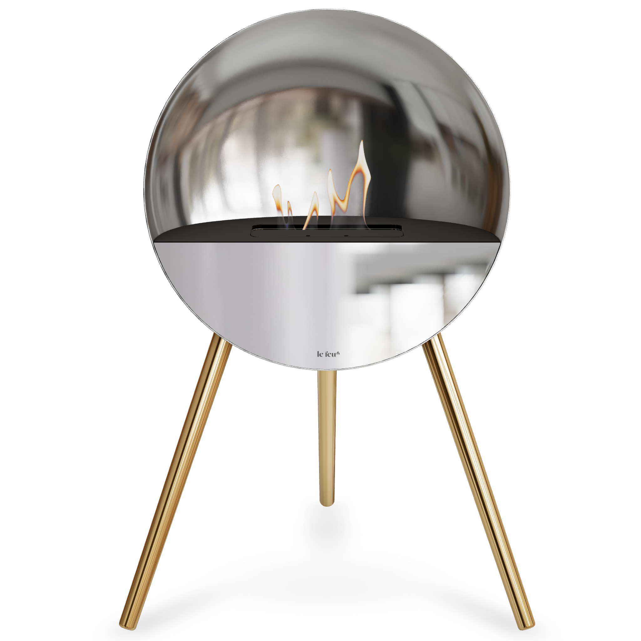 Eye Silver Bio Fireplace