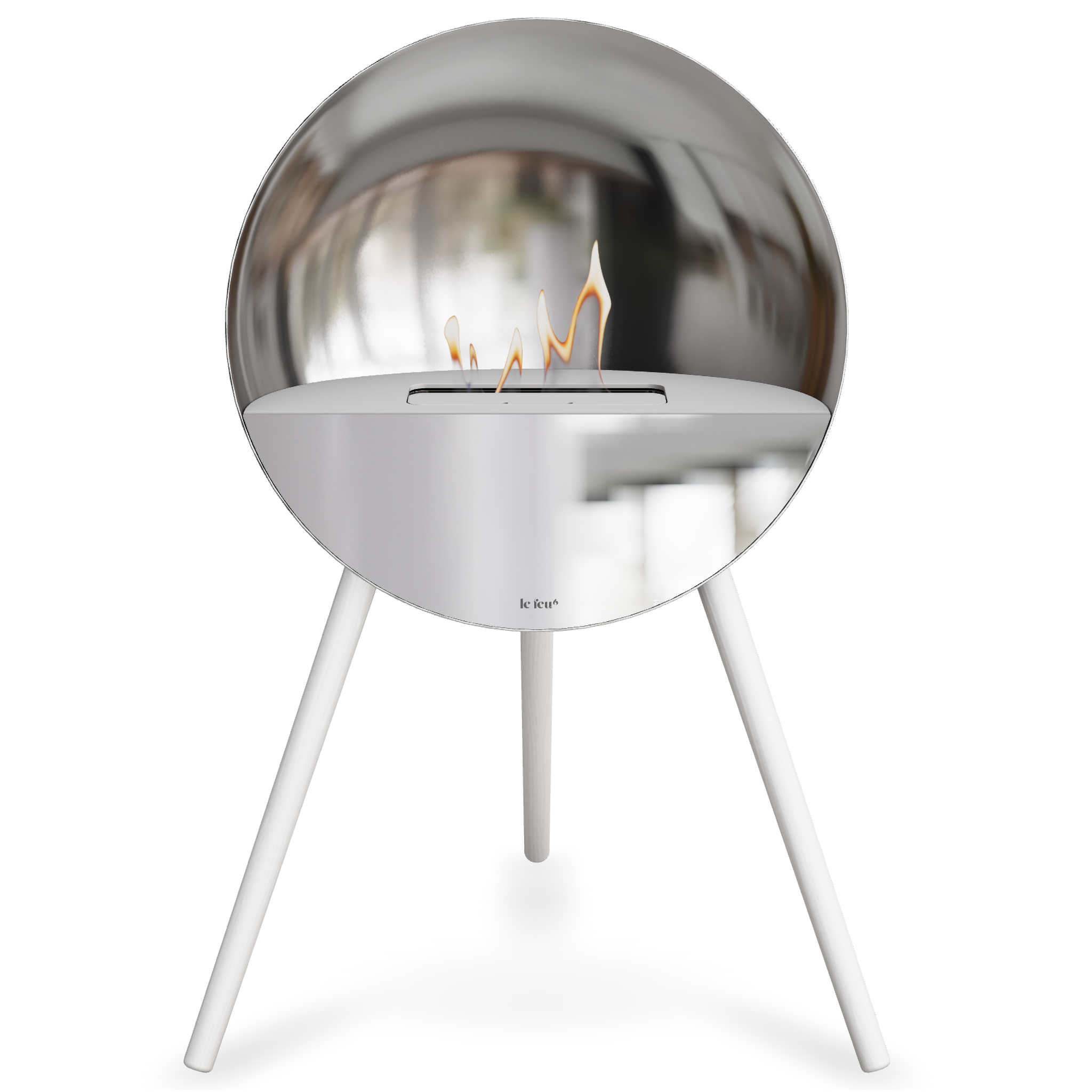 Eye Silver Bio Fireplace