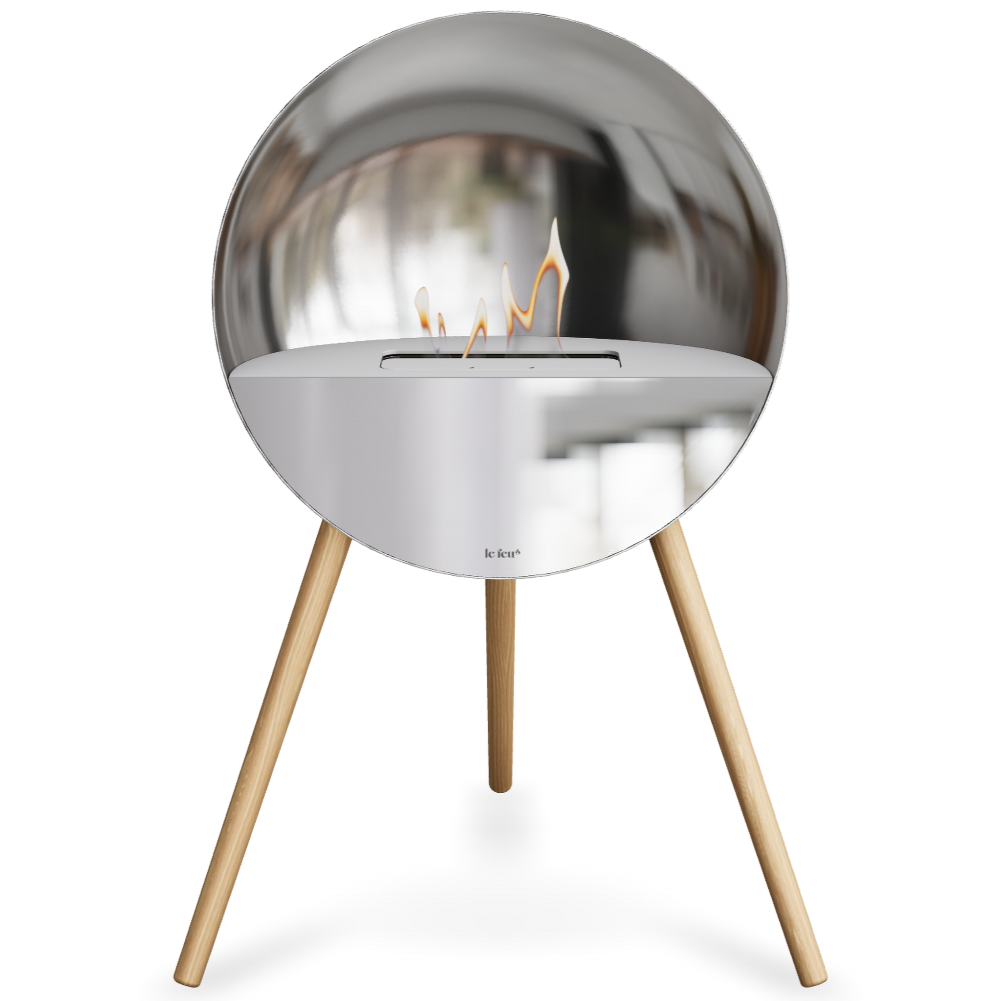 Eye Silver Bio Fireplace