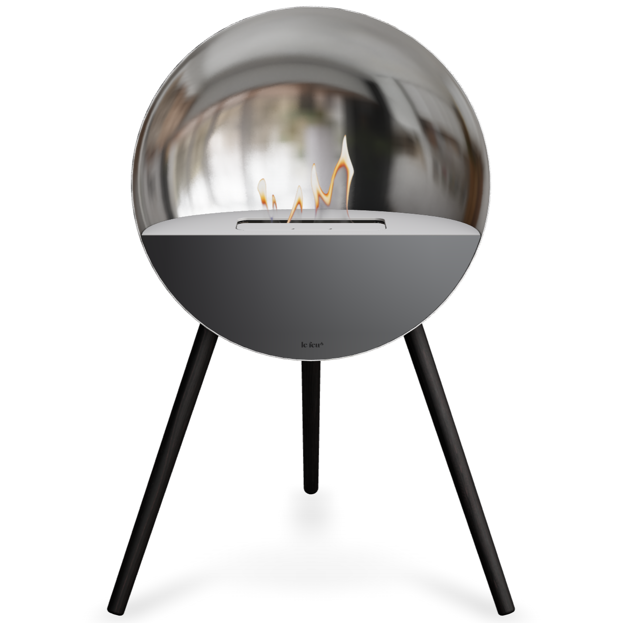 Eye Silver Bio Fireplace