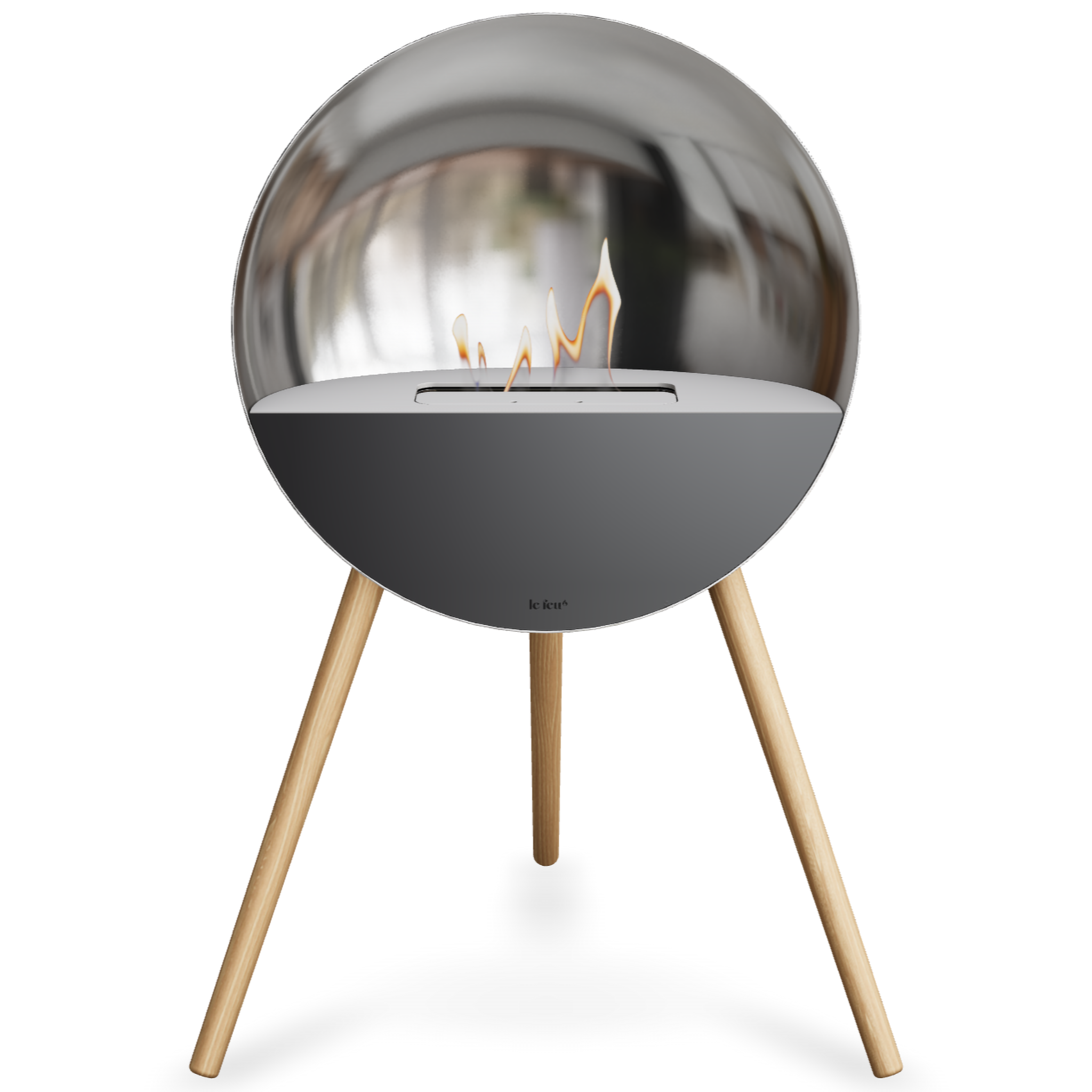 Eye Silver Bio Fireplace