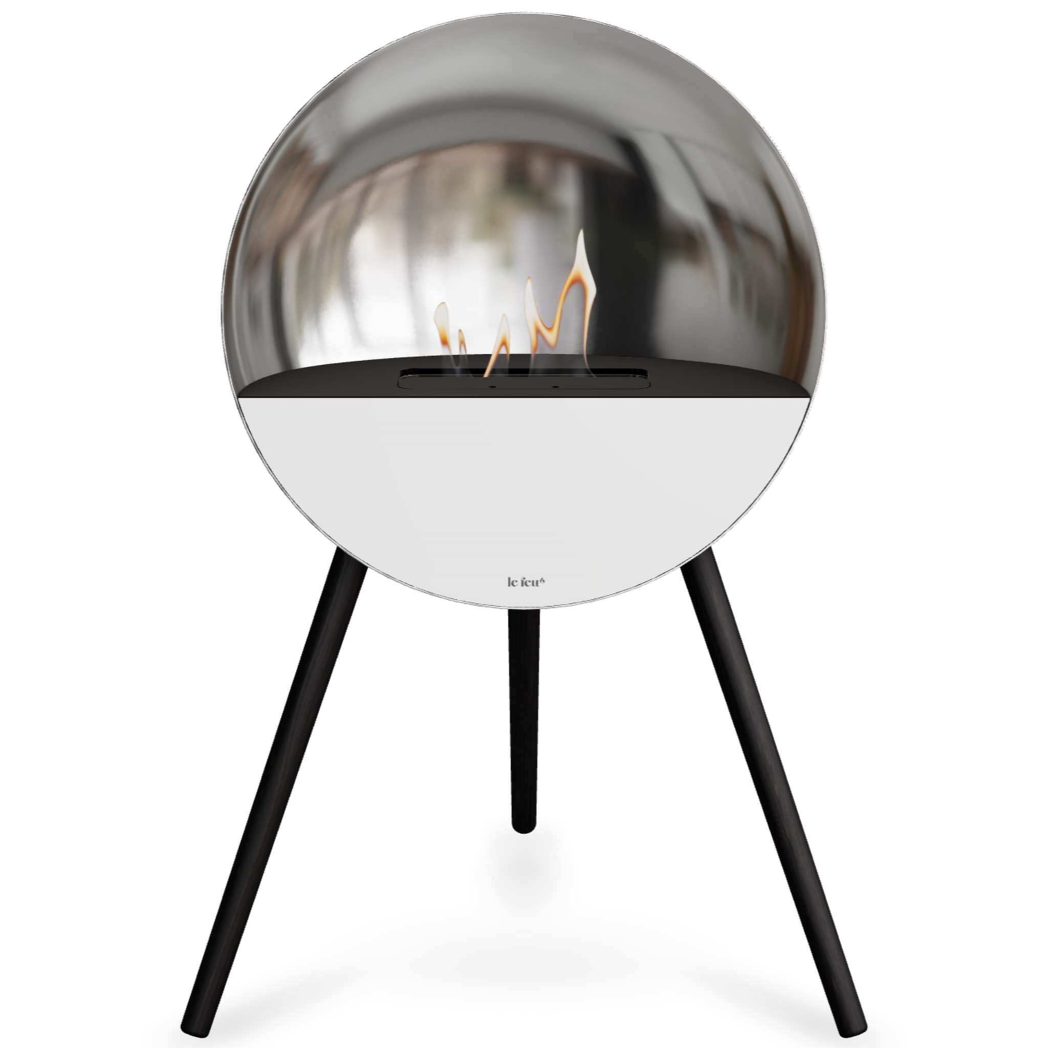 Eye Silver Bio Fireplace