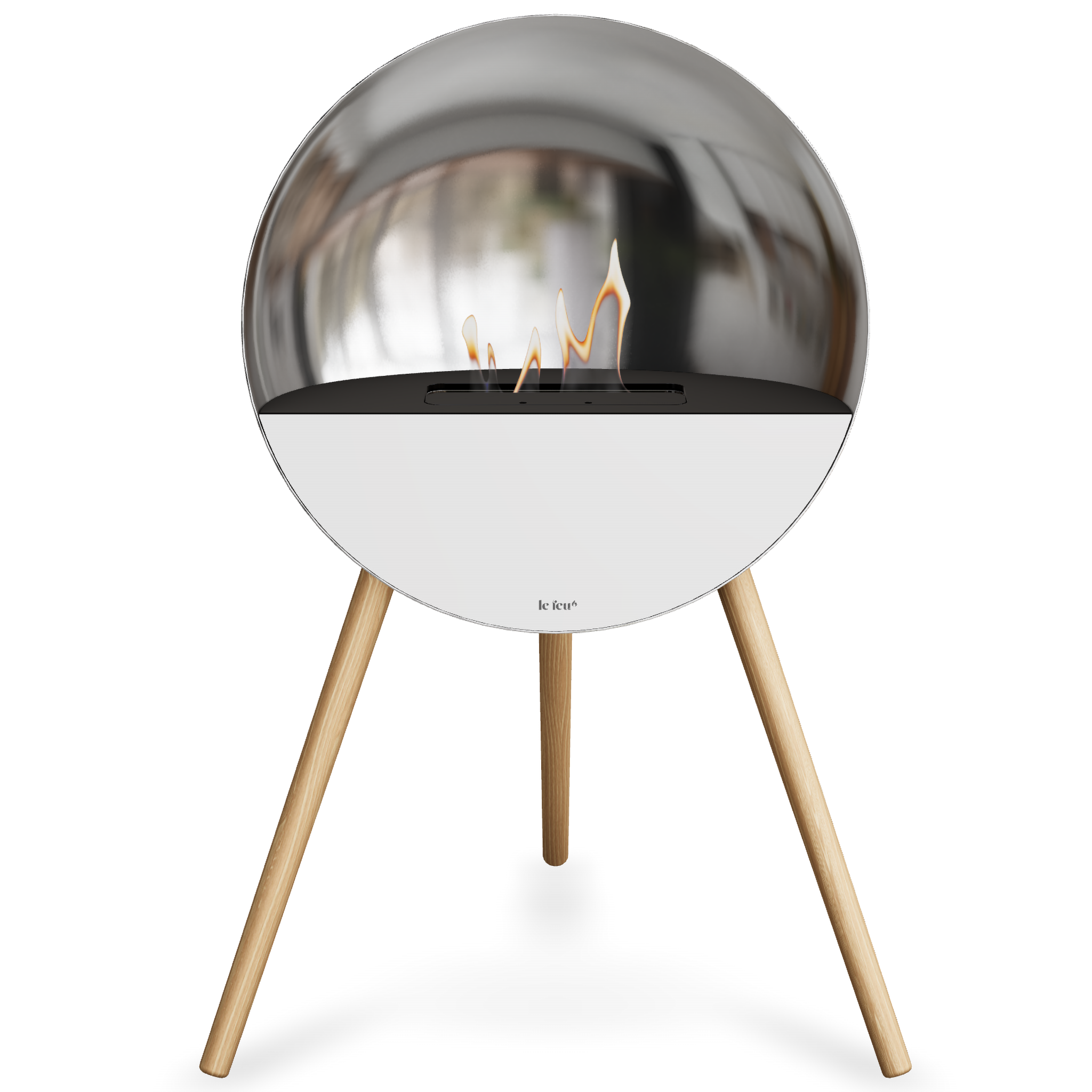 Eye Silver Bio Fireplace