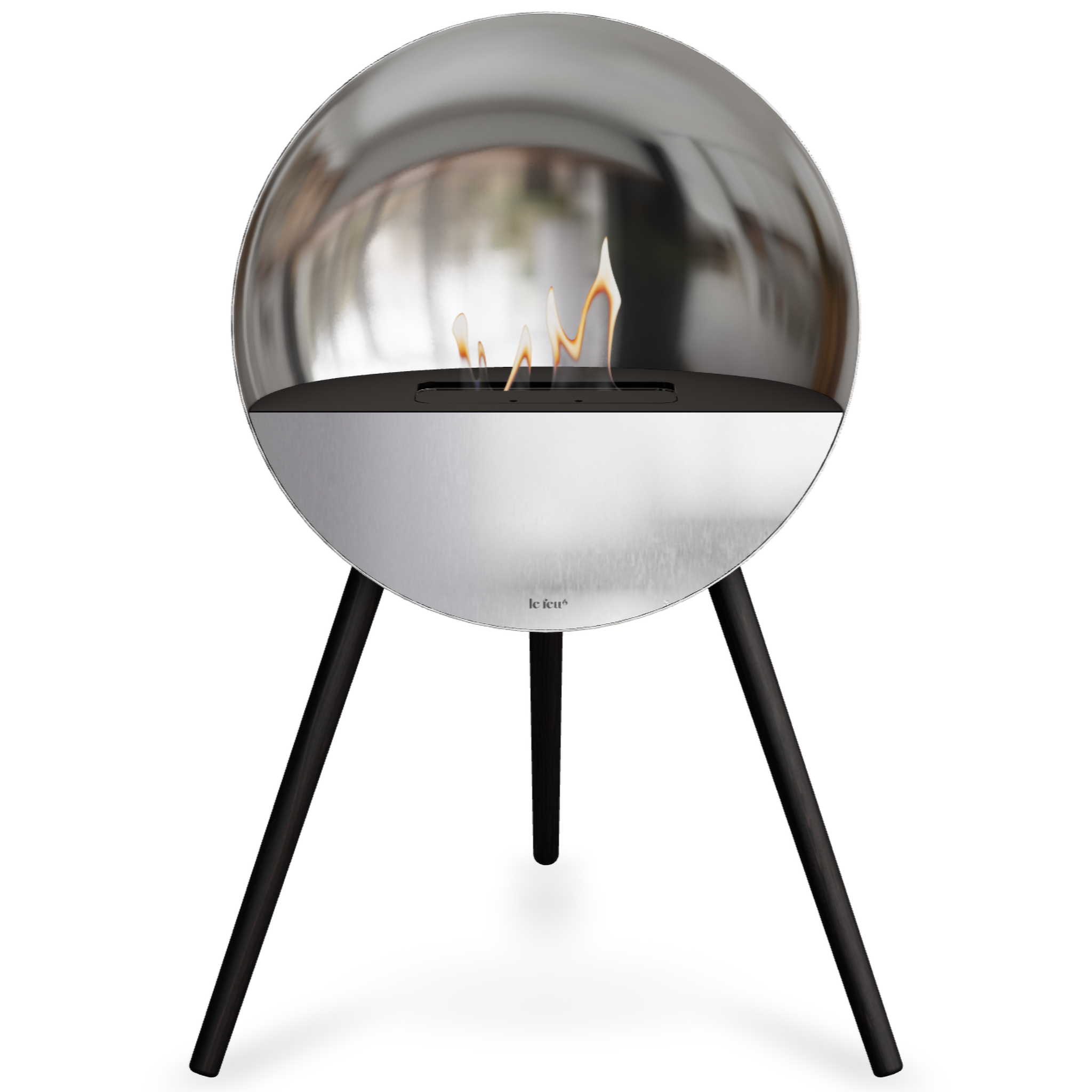 Eye Silver Bio Fireplace