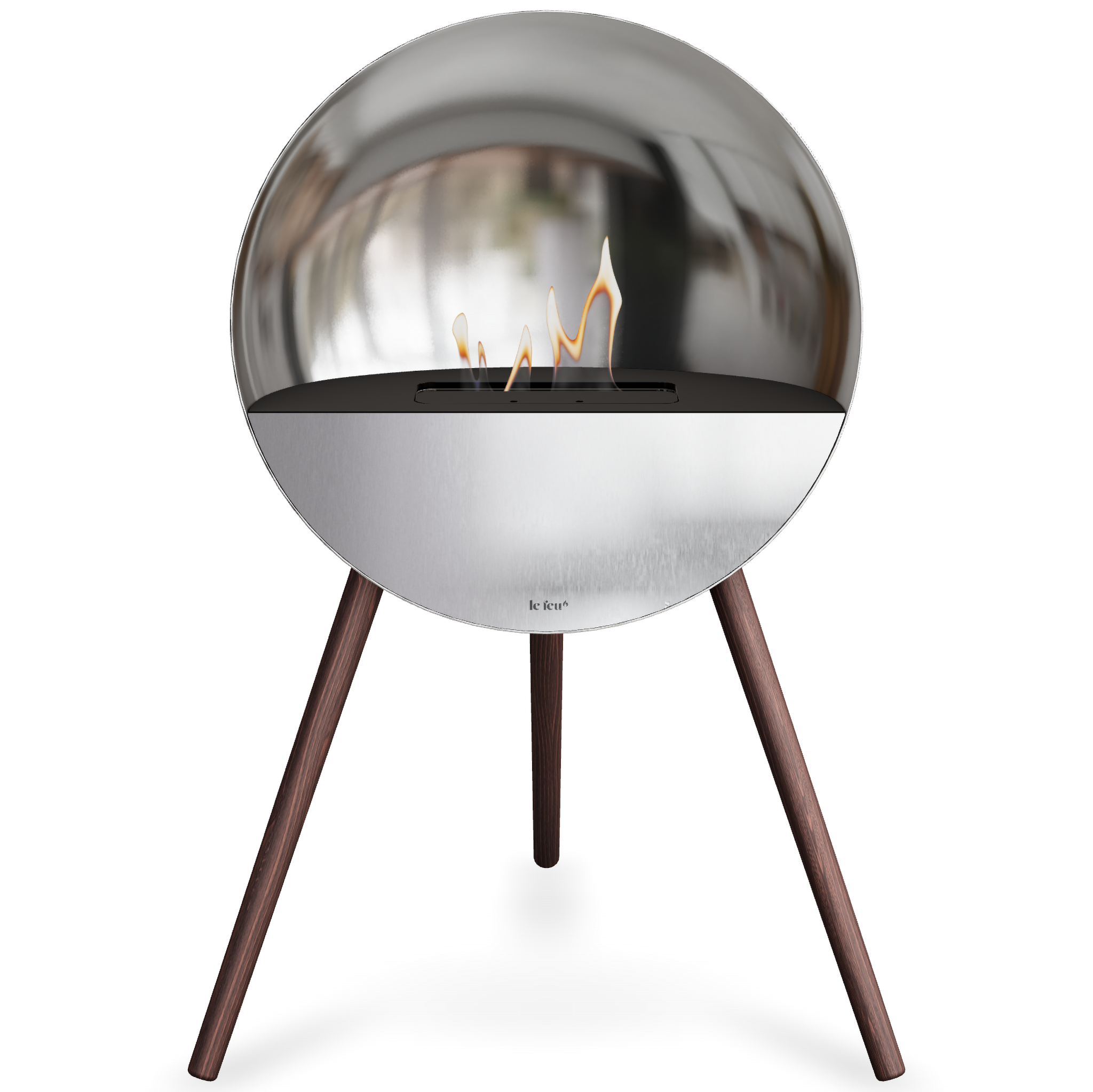 Eye Silver Bio Fireplace
