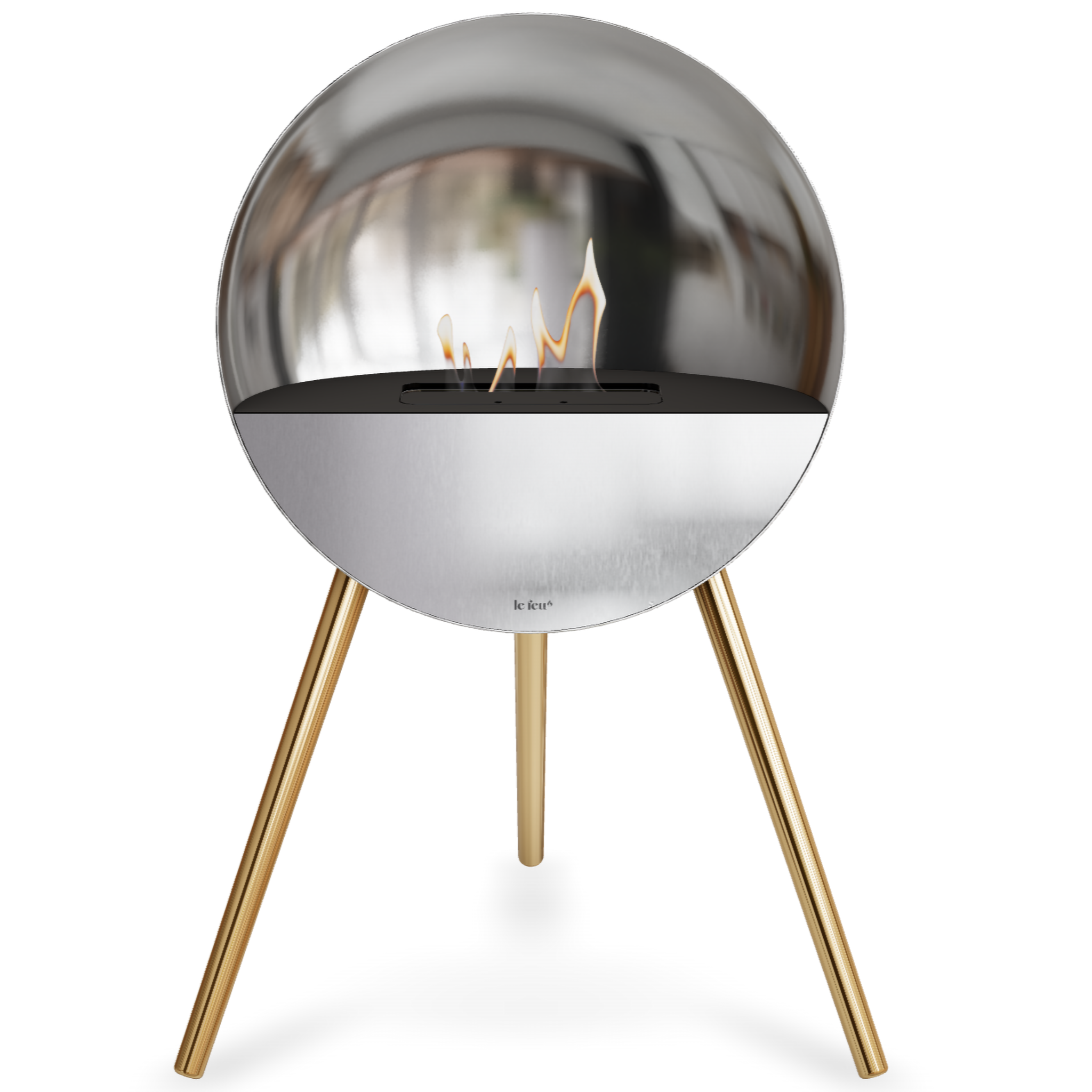 Eye Silver Bio Fireplace