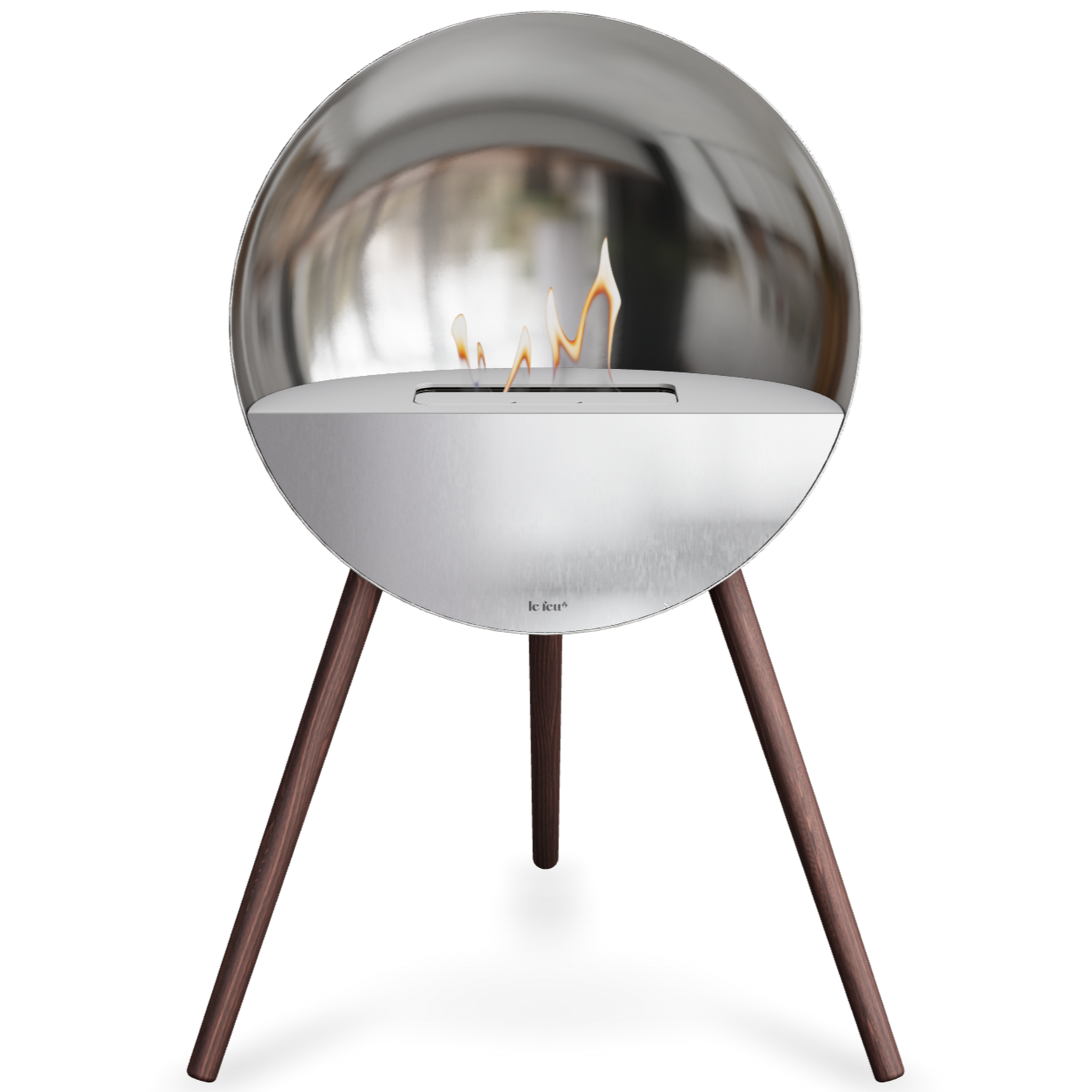 Eye Silver Bio Fireplace