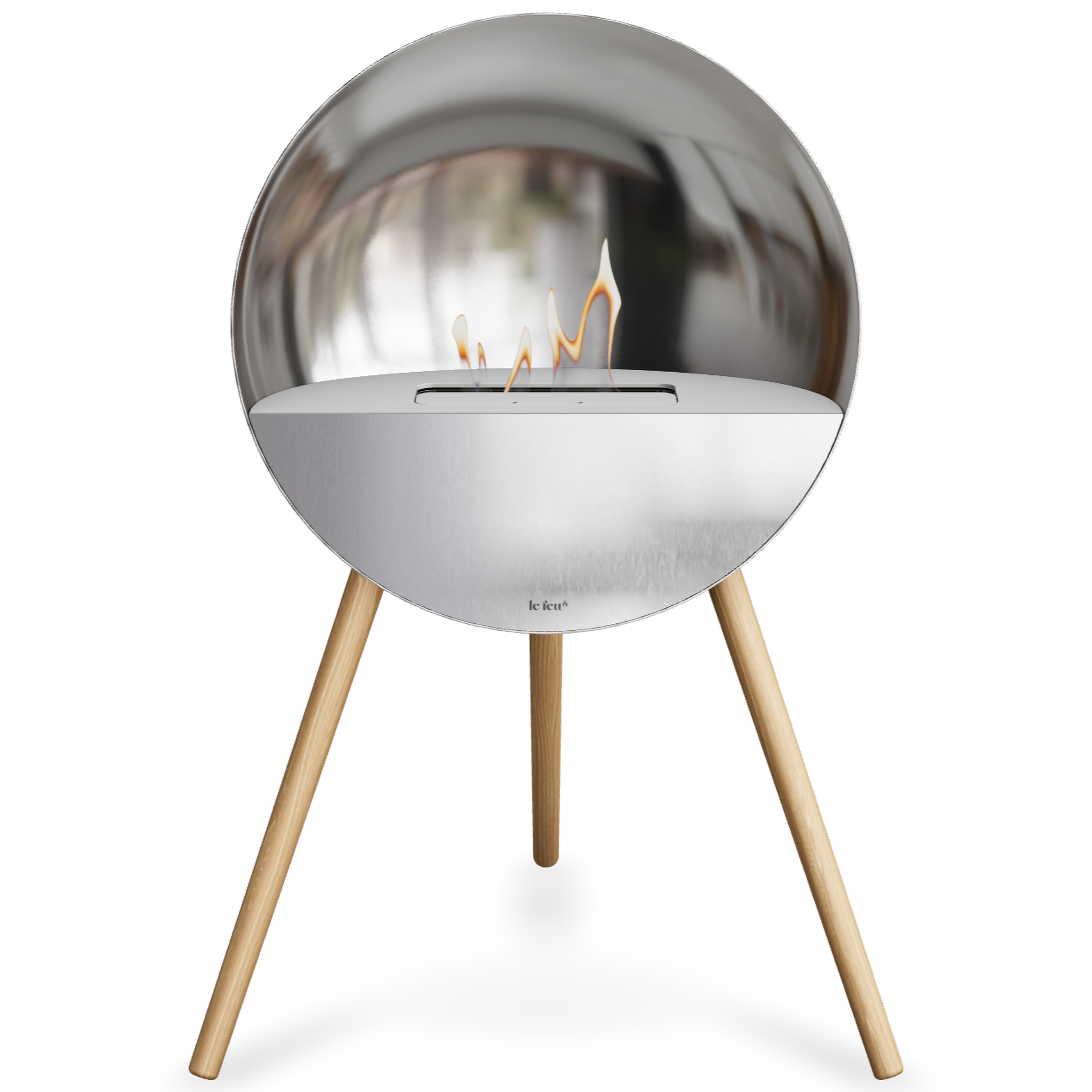 Eye Silver Bio Fireplace