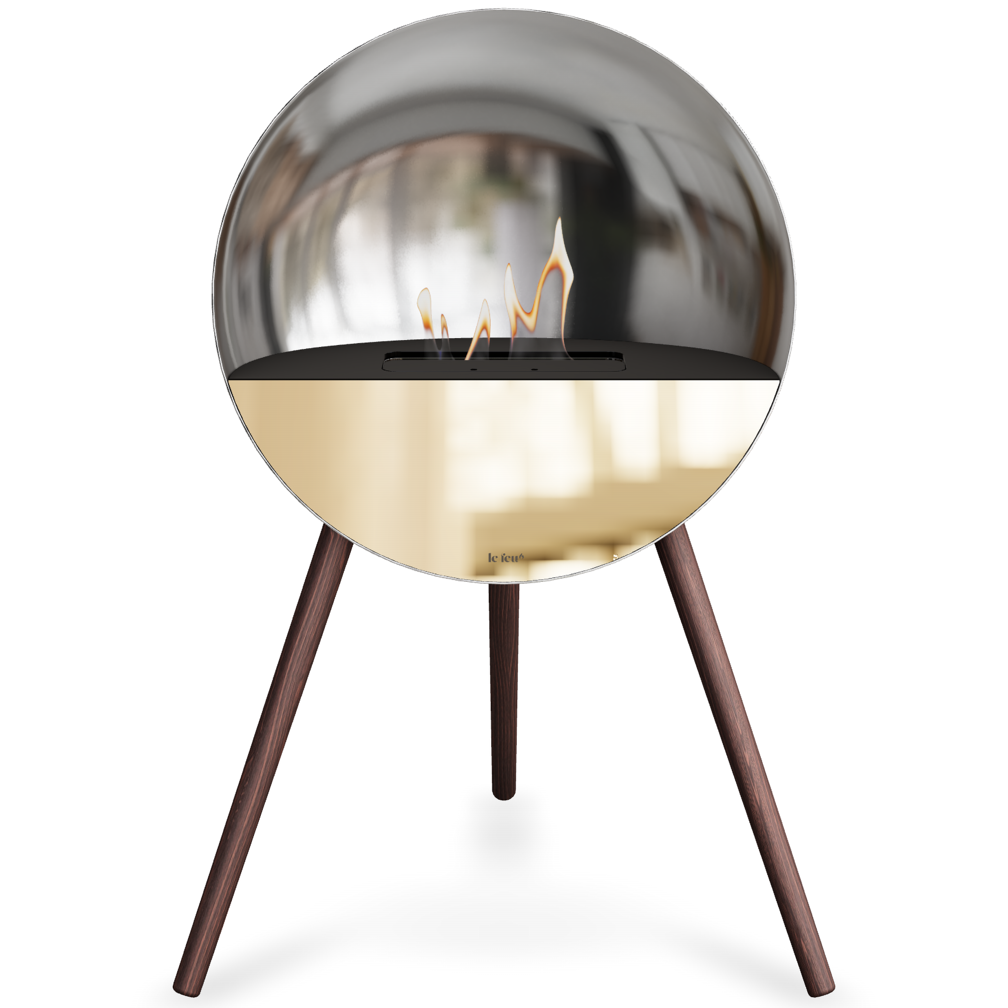 Eye Silver Bio Fireplace
