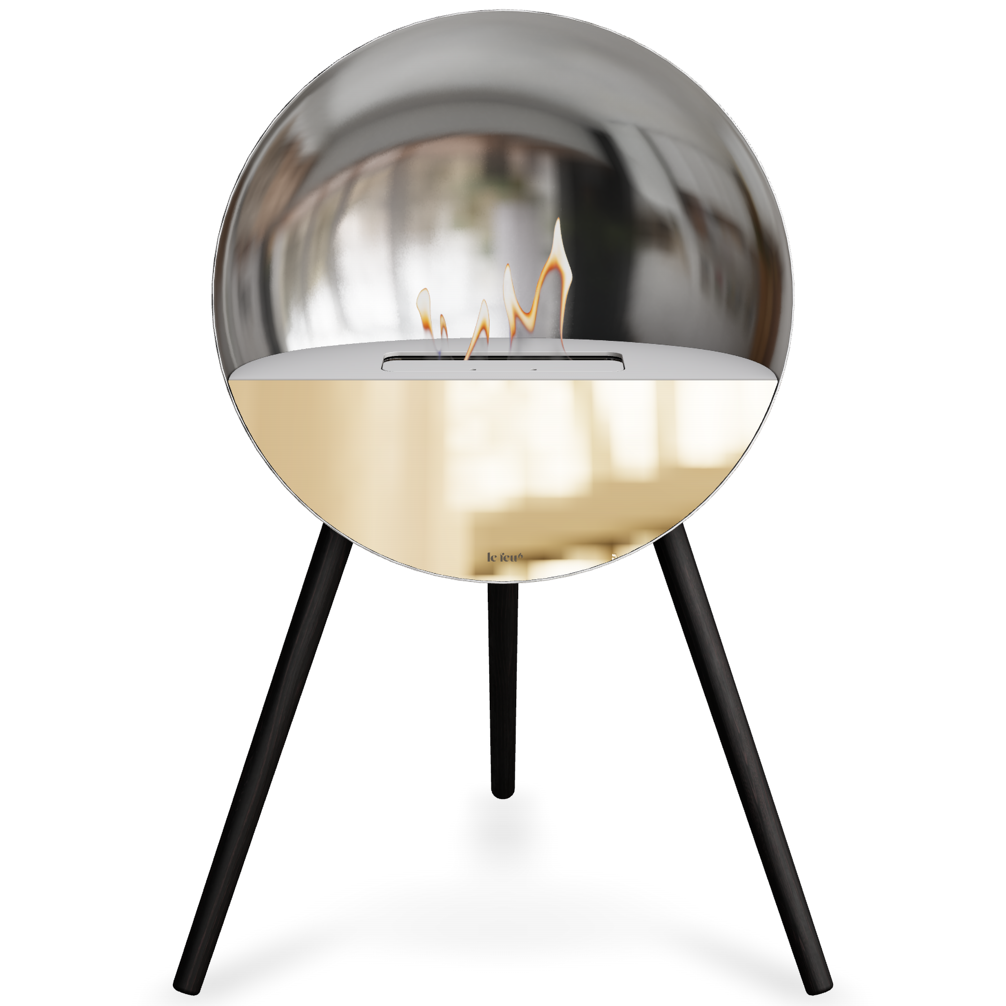 Eye Silver Bio Fireplace