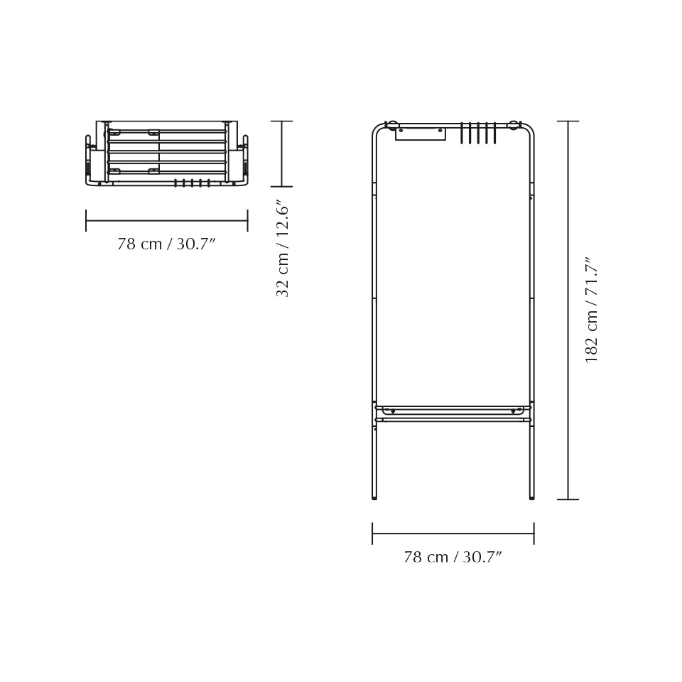 Lean On Me Clothes Rack