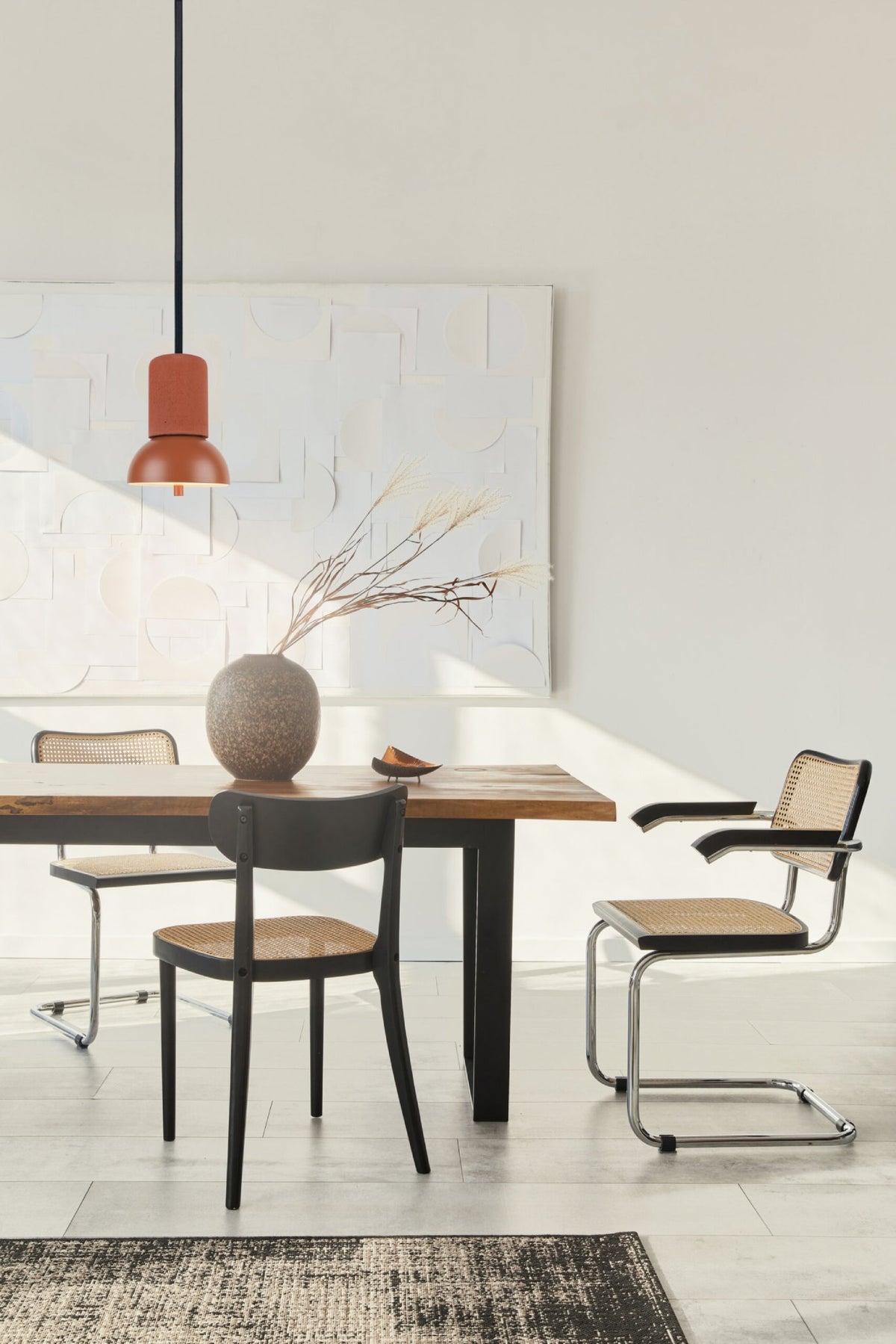 Giro Concrete Velvet Pendant Lamp