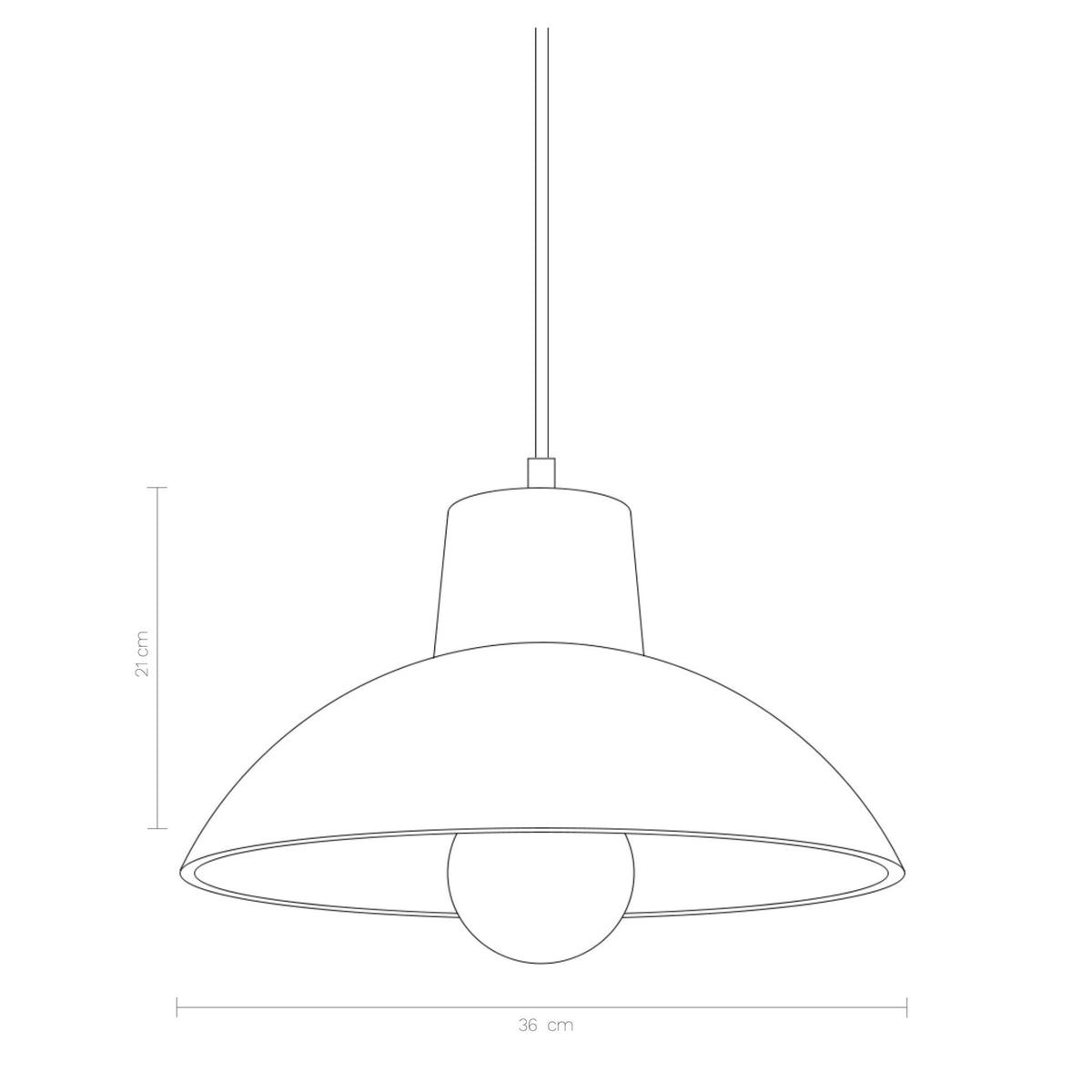 Korta 3 Concrete Pendant Lamp