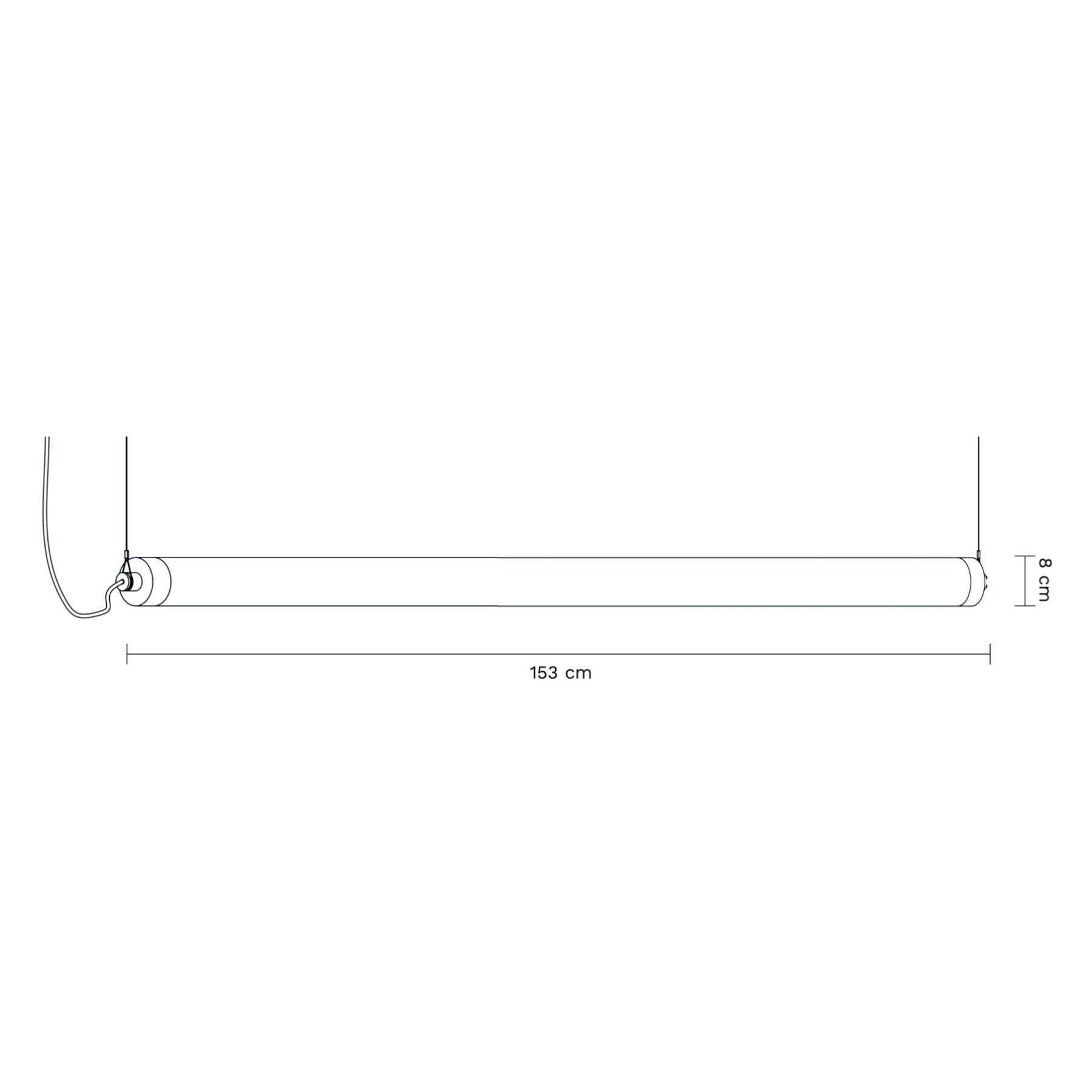 Longa Horizontal Concrete Pendant Lamp