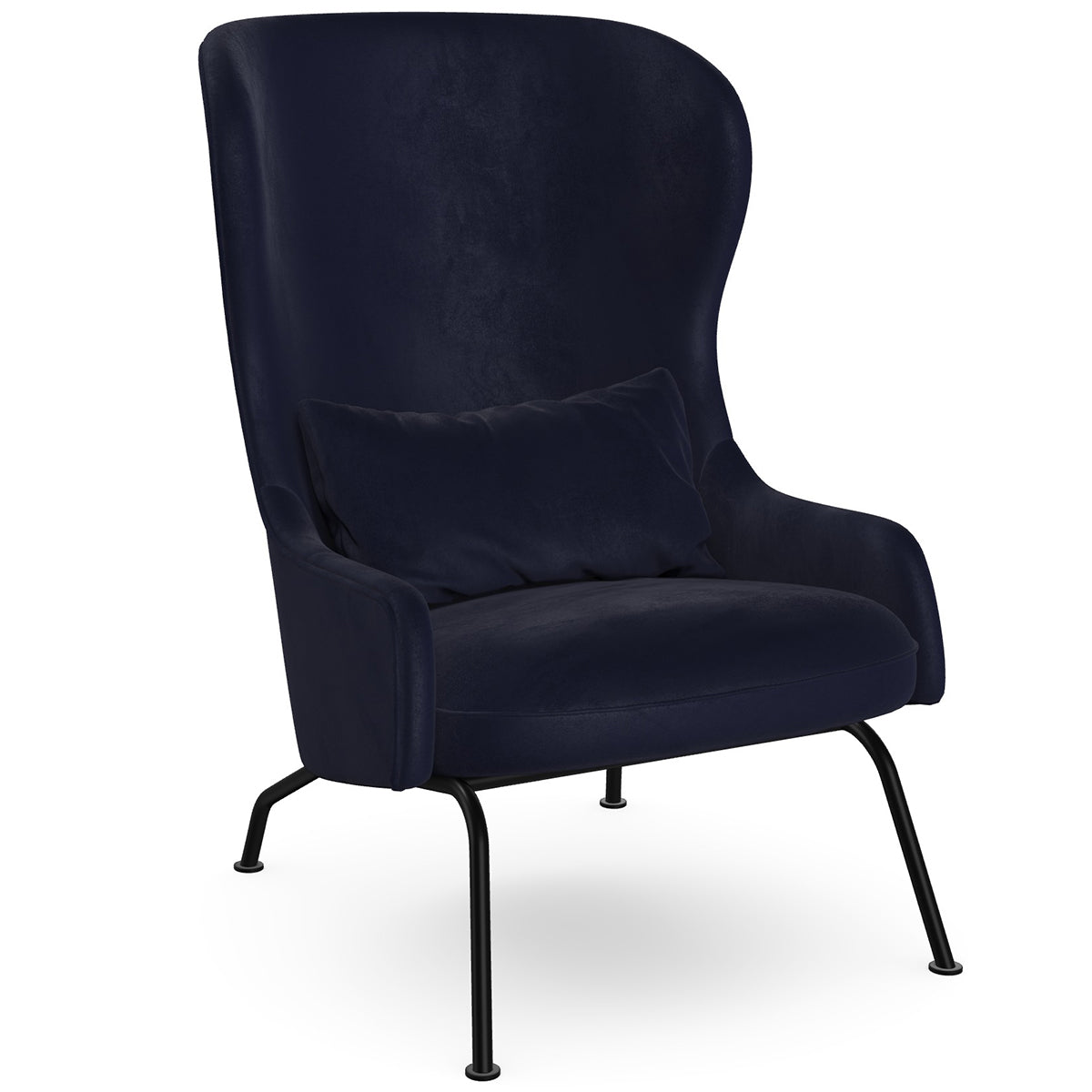 Aba Armchair with Metal Legs