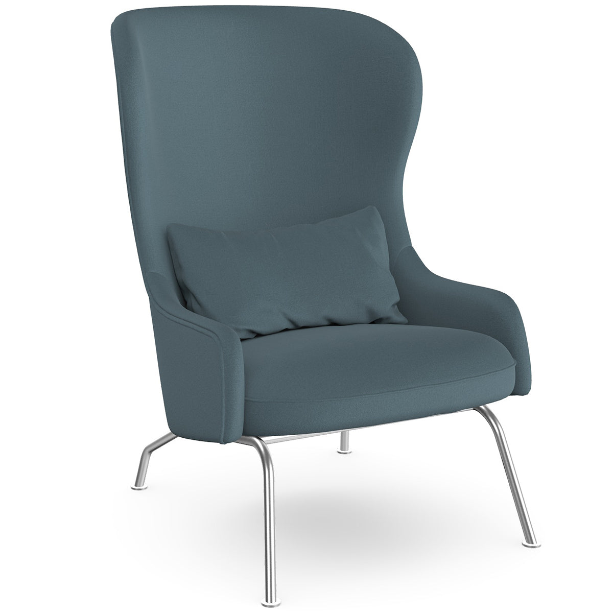 Aba Armchair with Metal Legs