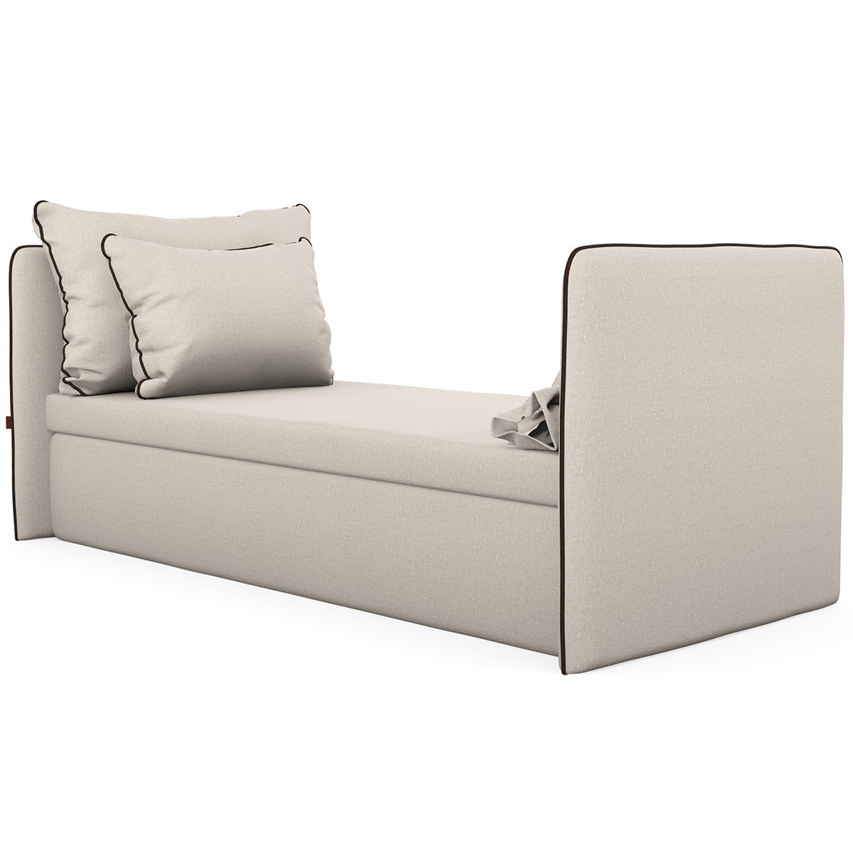 Twin Sofa Bed with Armrests