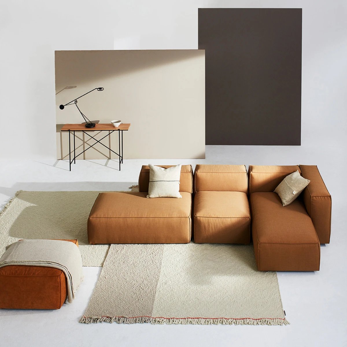 Dune Modular Sofa with Chaise Longue