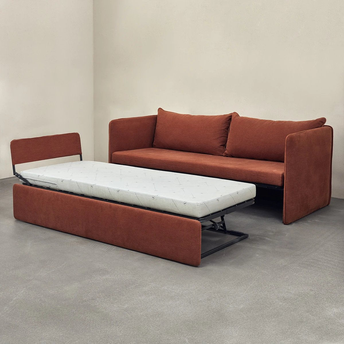 Twin Sofa Bed with Armrests