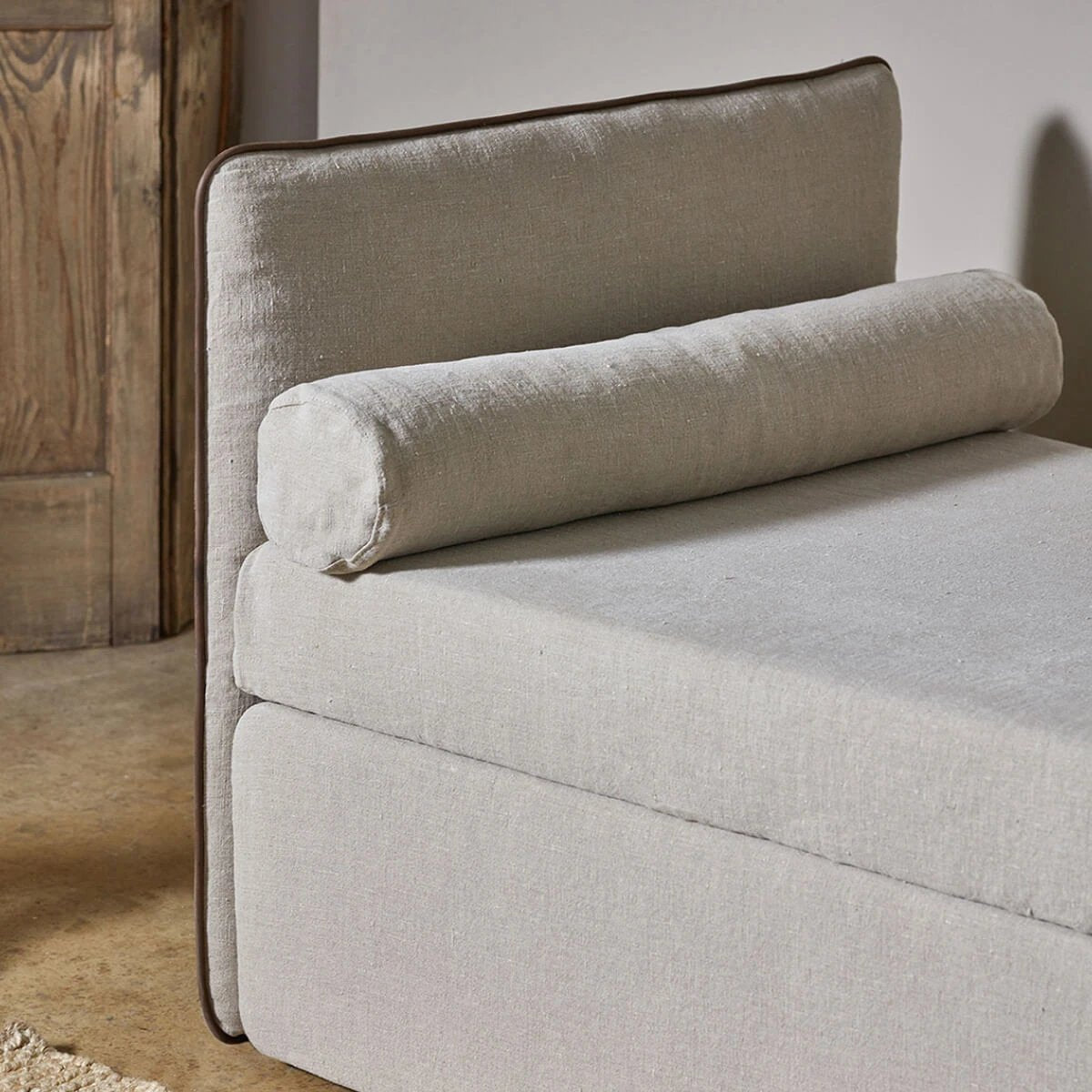 Twin Sofa Bed with Armrests