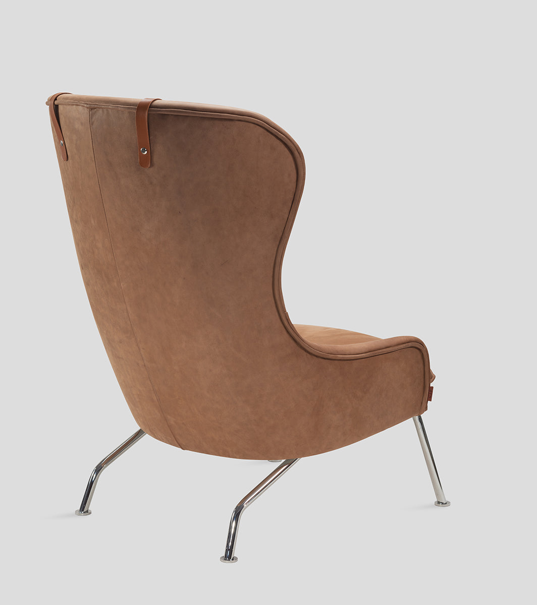 Aba Armchair with Metal Legs