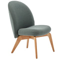 Fi Armchair with Wood Legs
