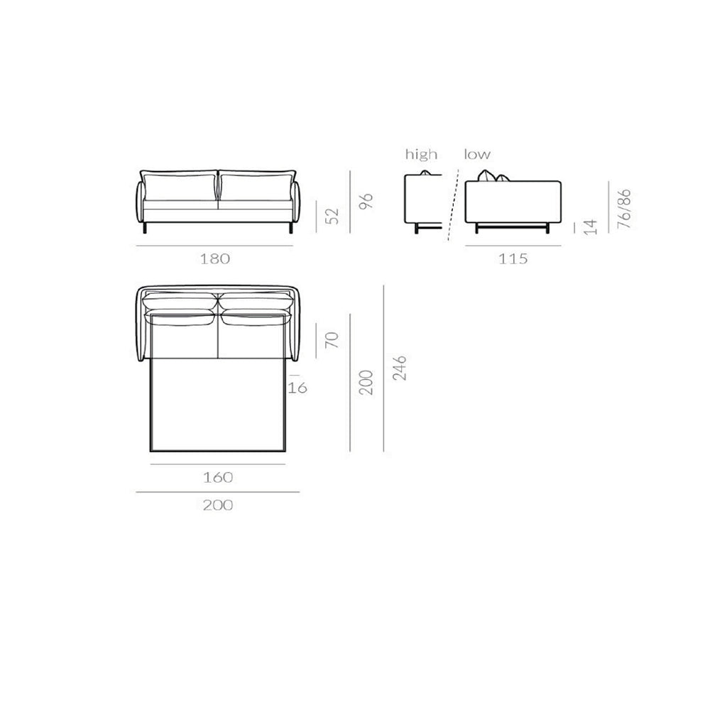 Slim Sofa Bed