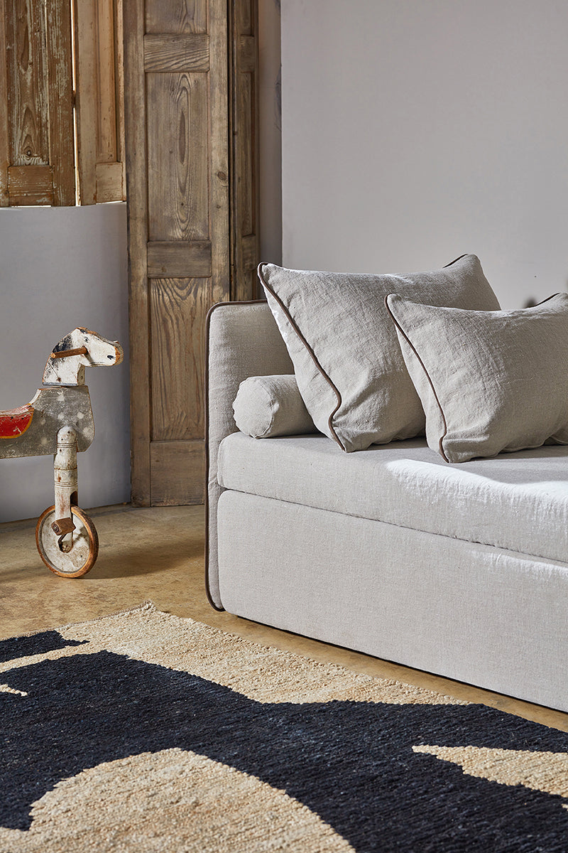Twin Sofa Bed with Armrests