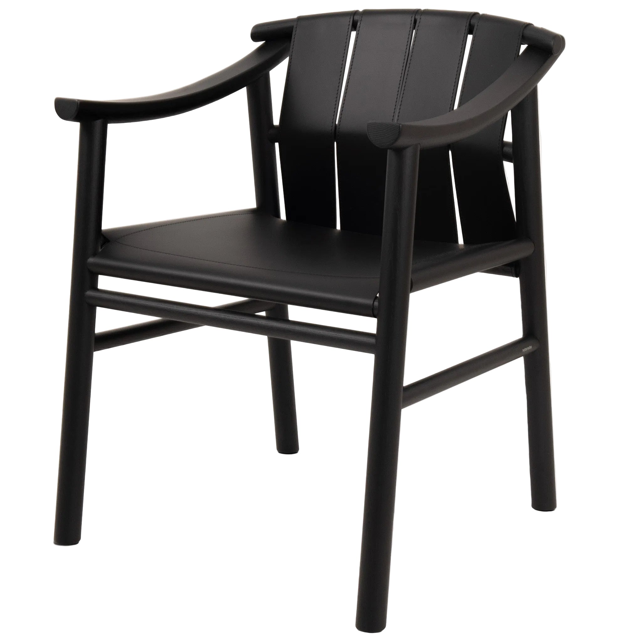 Haiku II Leather Chair with Armrests