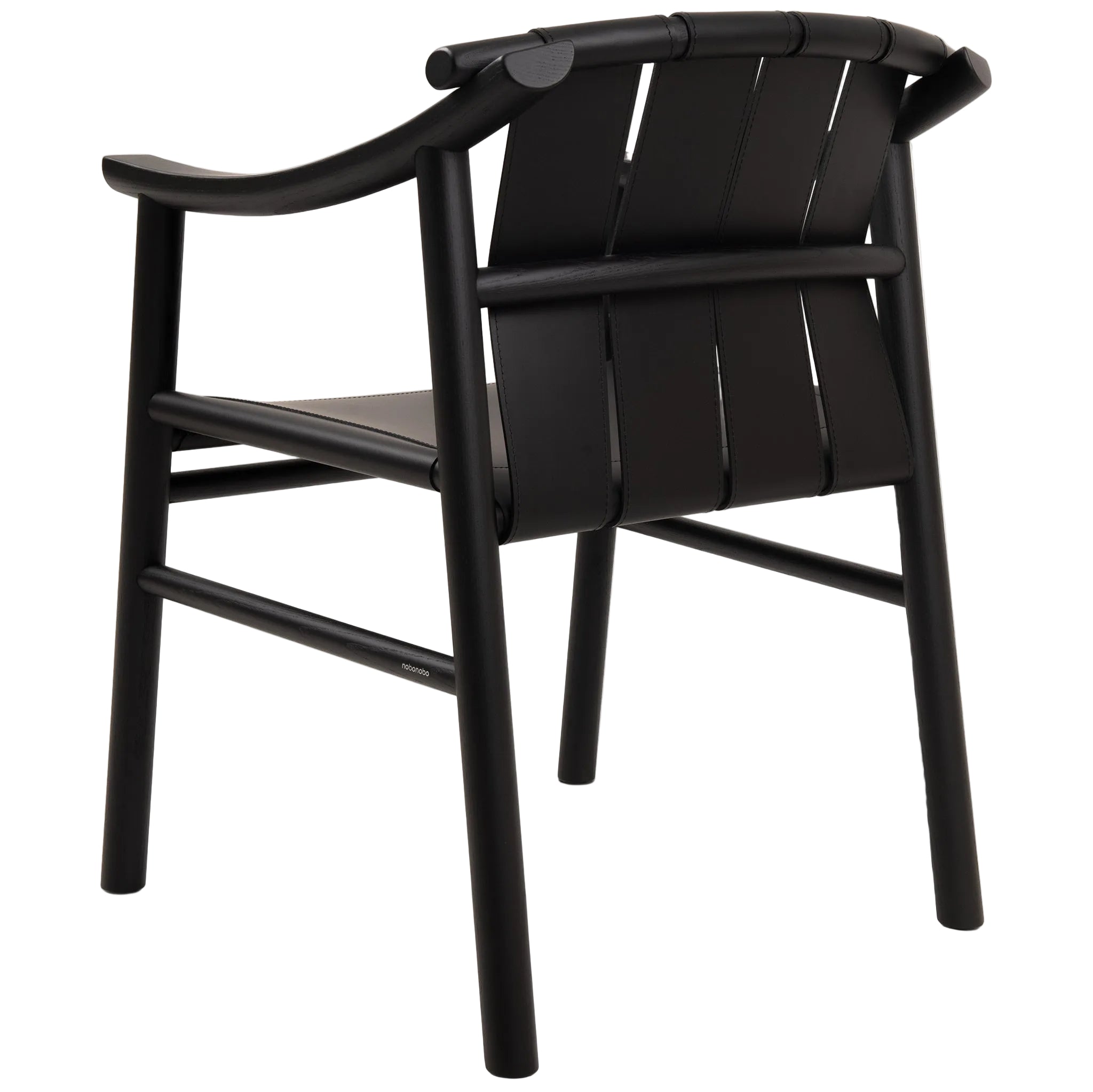 Haiku II Leather Chair with Armrests