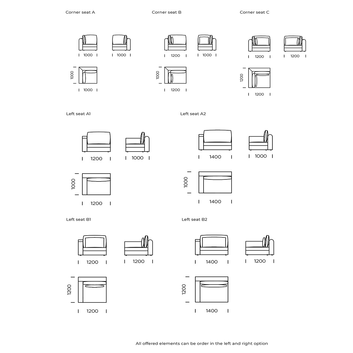 Raksa Modular Sofa - WOO .Design