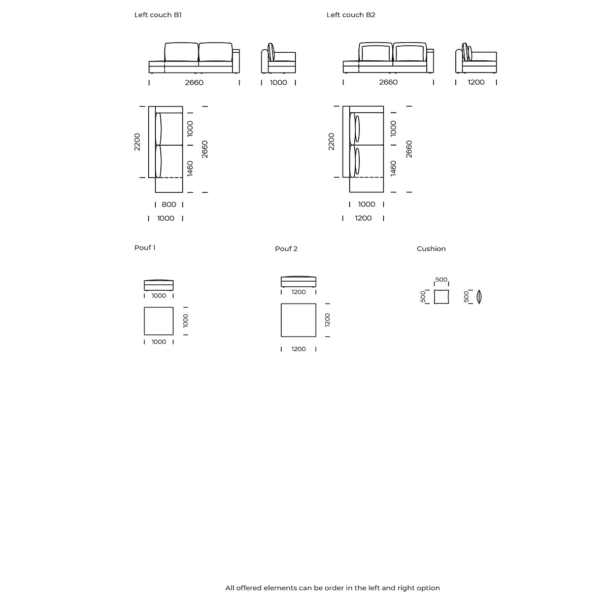 Raksa Modular Sofa - WOO .Design