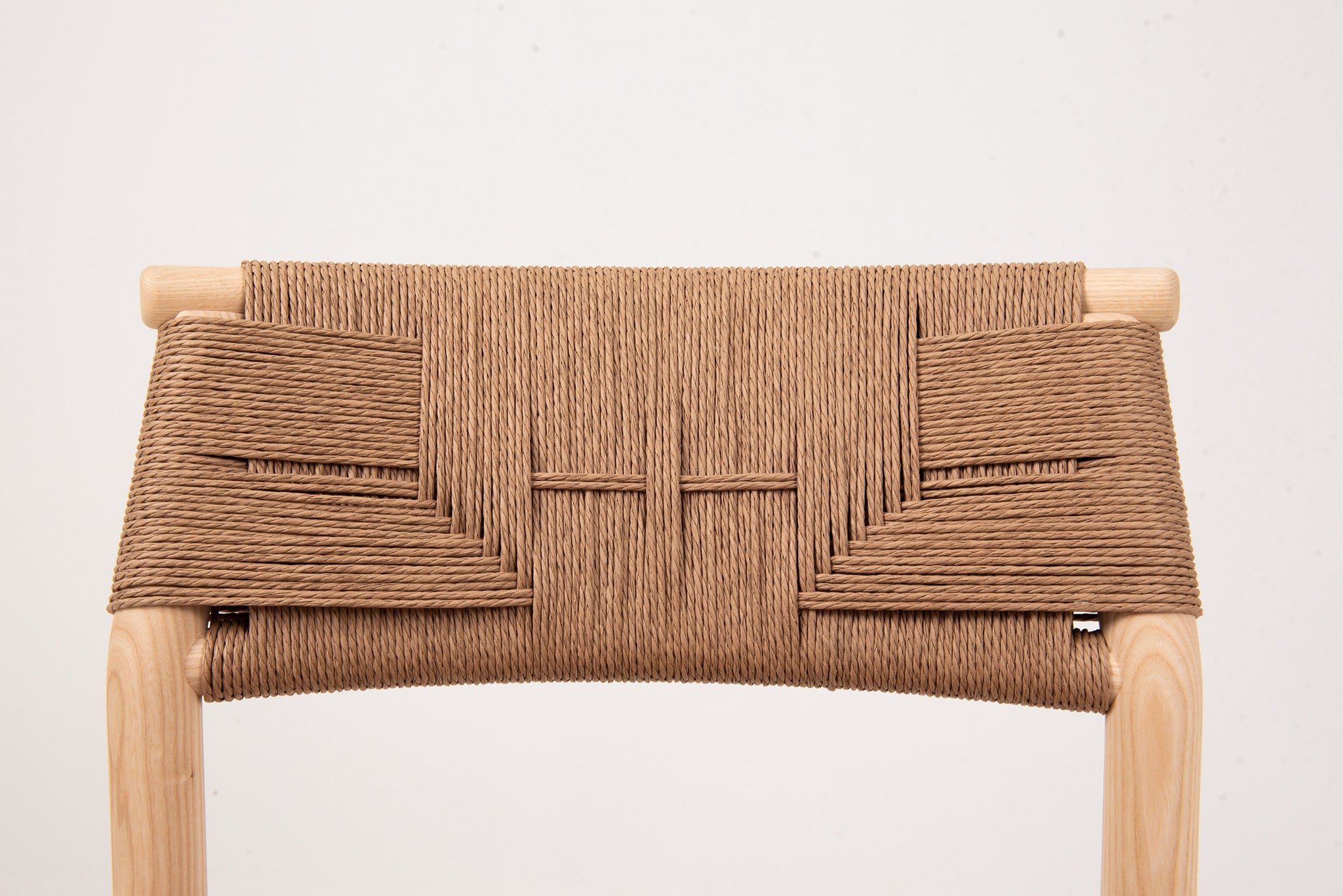 Haiku II Natural Straw Chair with Armrests