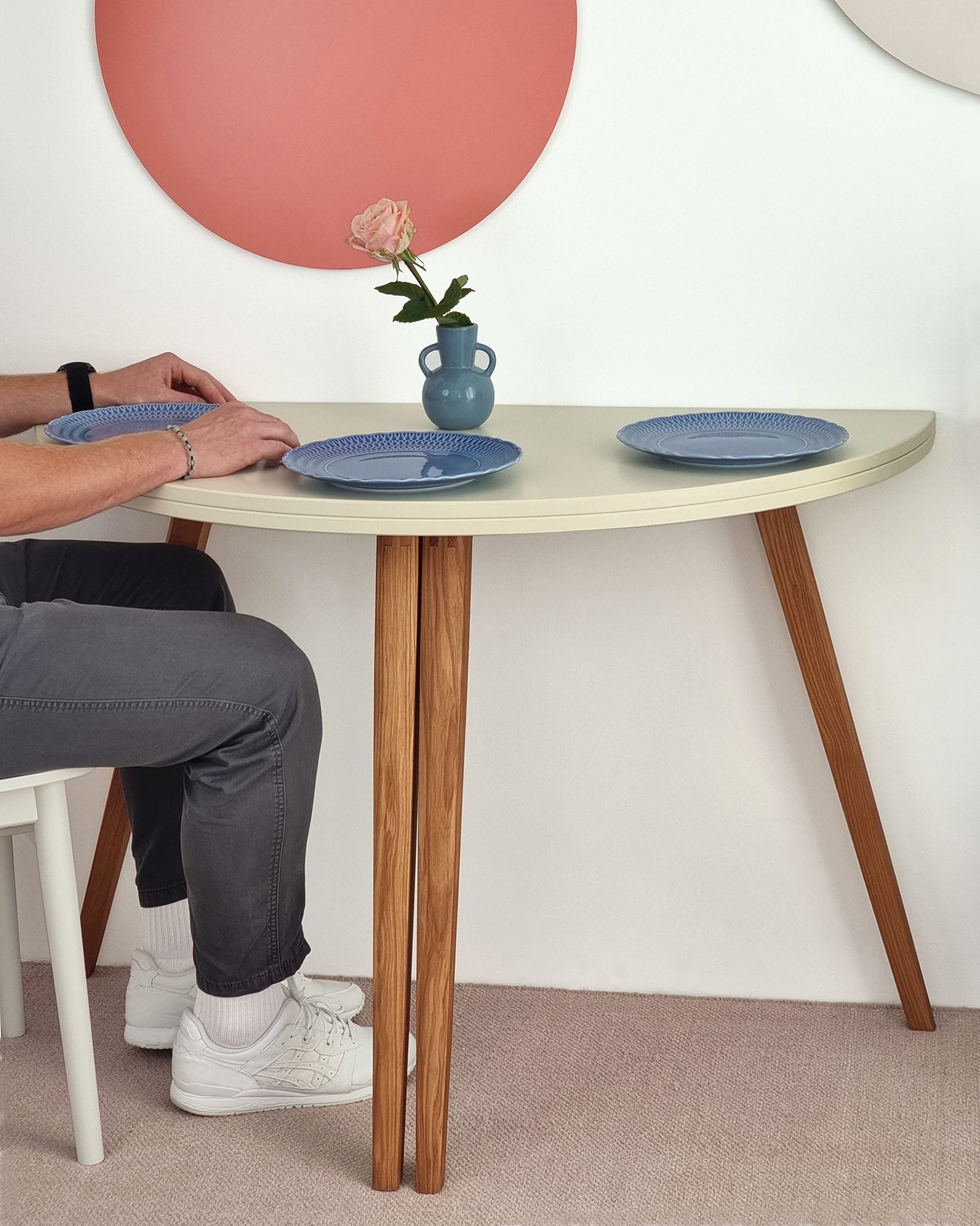 Mawi Half Moon Extendable Table