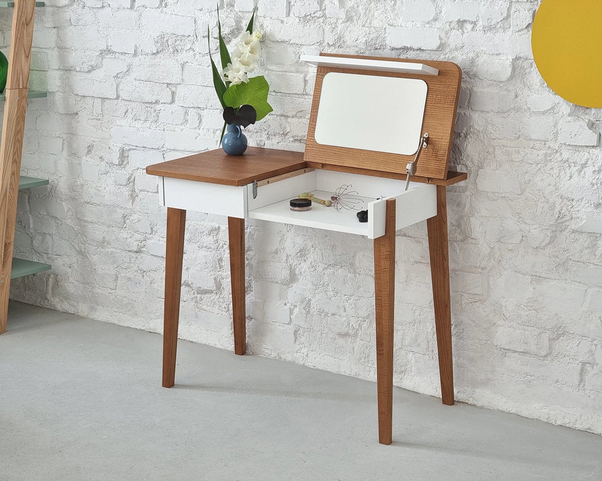 MeWise Veneered Writing Desk Dressing Table