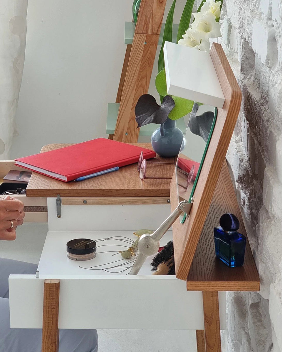 MeWise Veneered Writing Desk Dressing Table