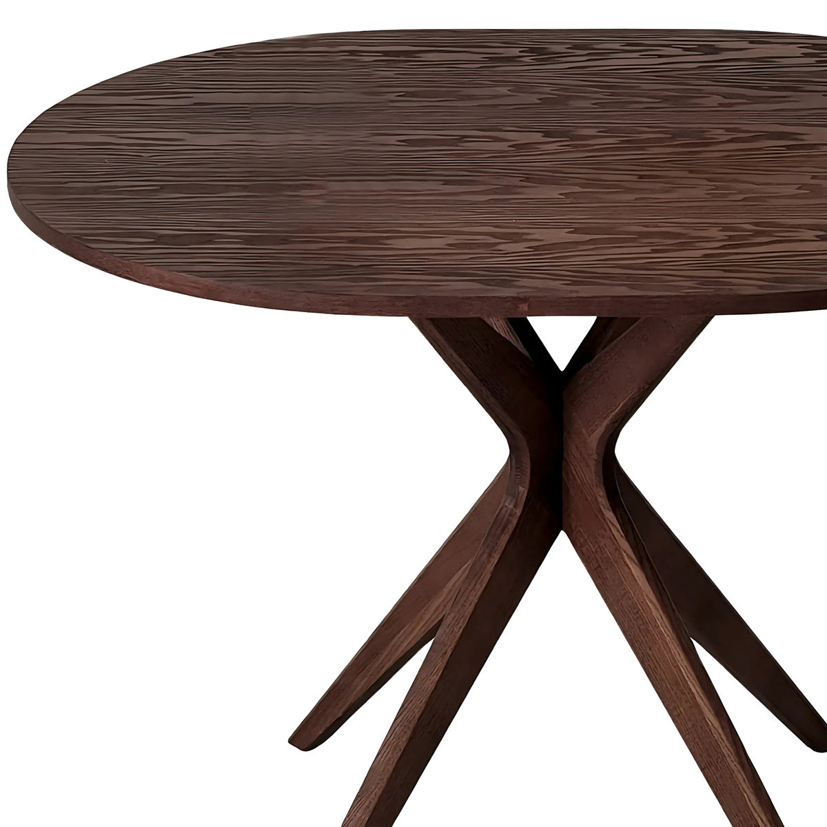 Jubi Racetrack Veneered Oval Dining Table