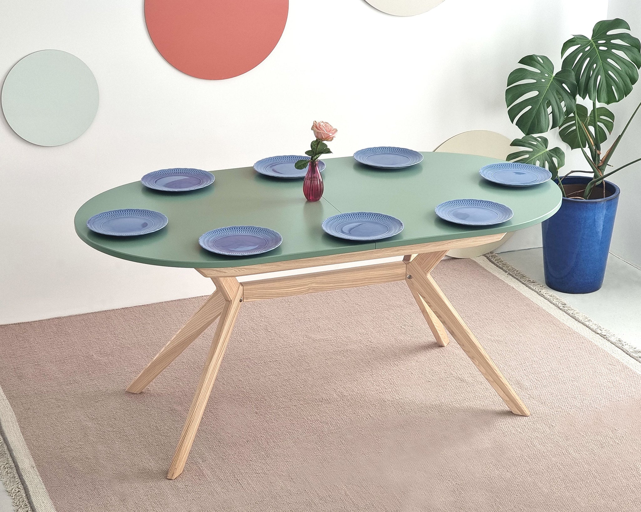 Biju Oval Extendable Dining Table