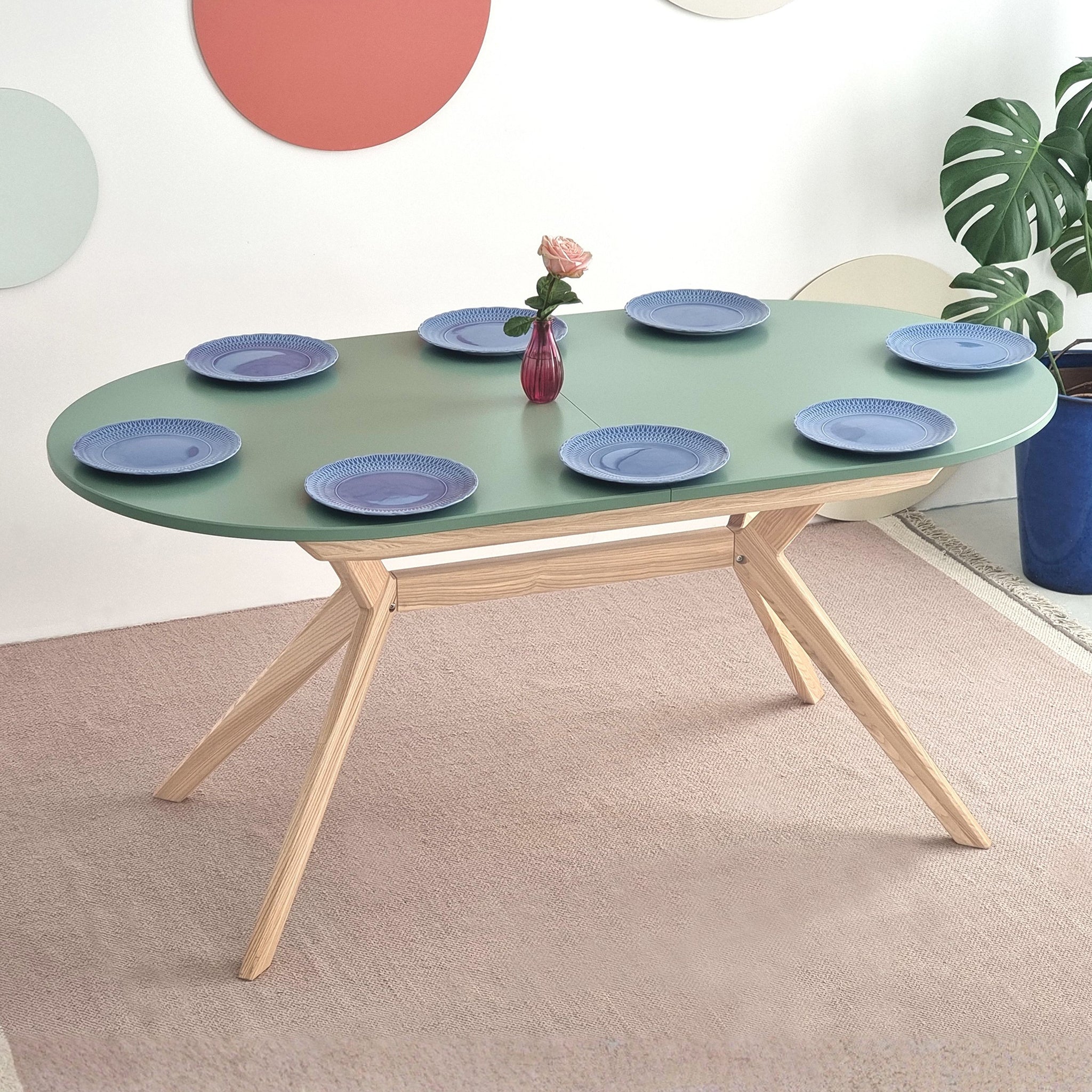 Biju Oval Extendable Dining Table