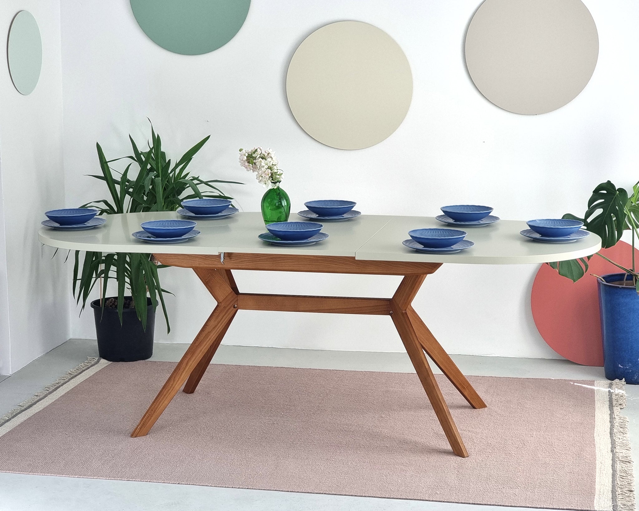 Biju Oval Extendable Dining Table