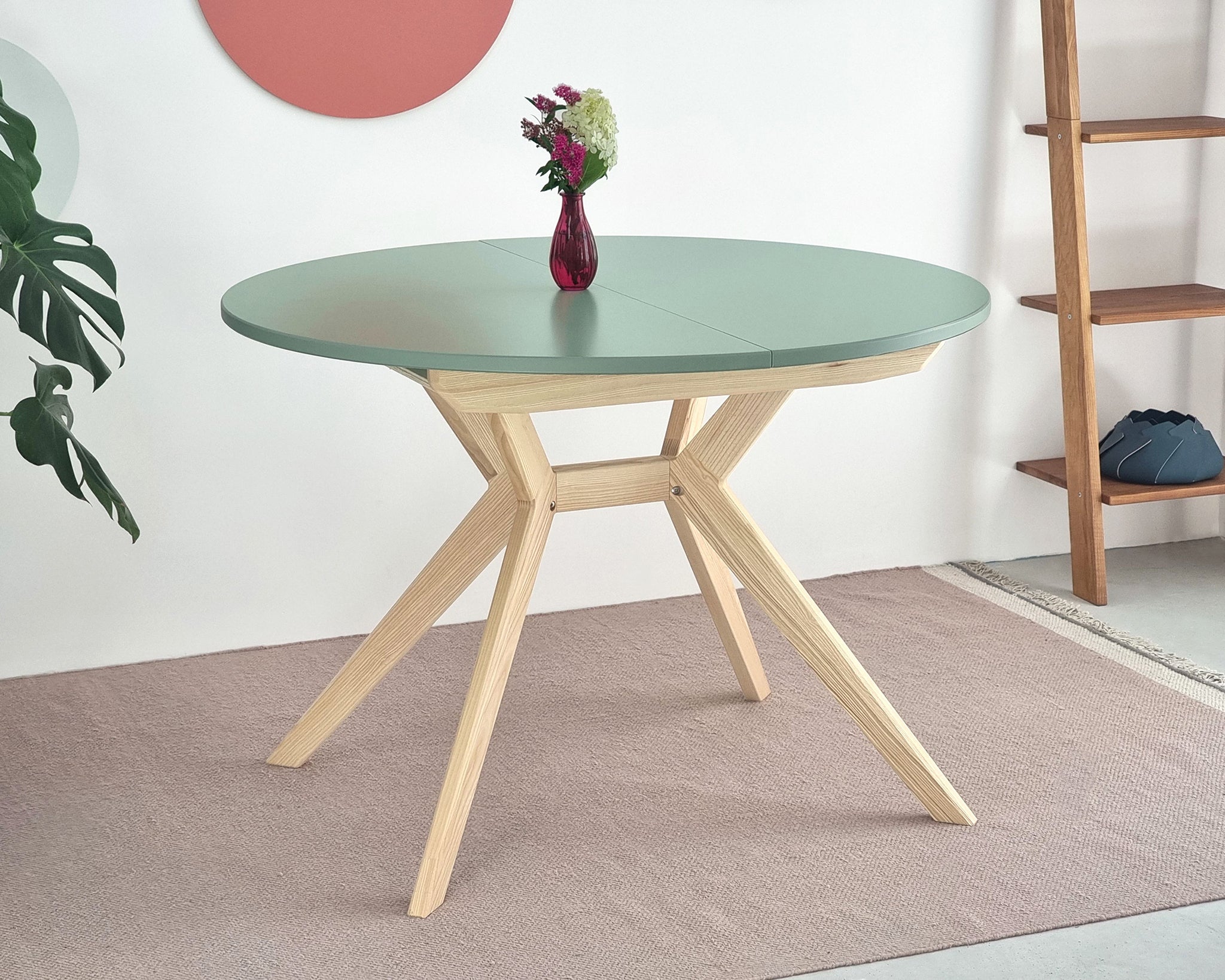 Biju Round Extendable Dining Table