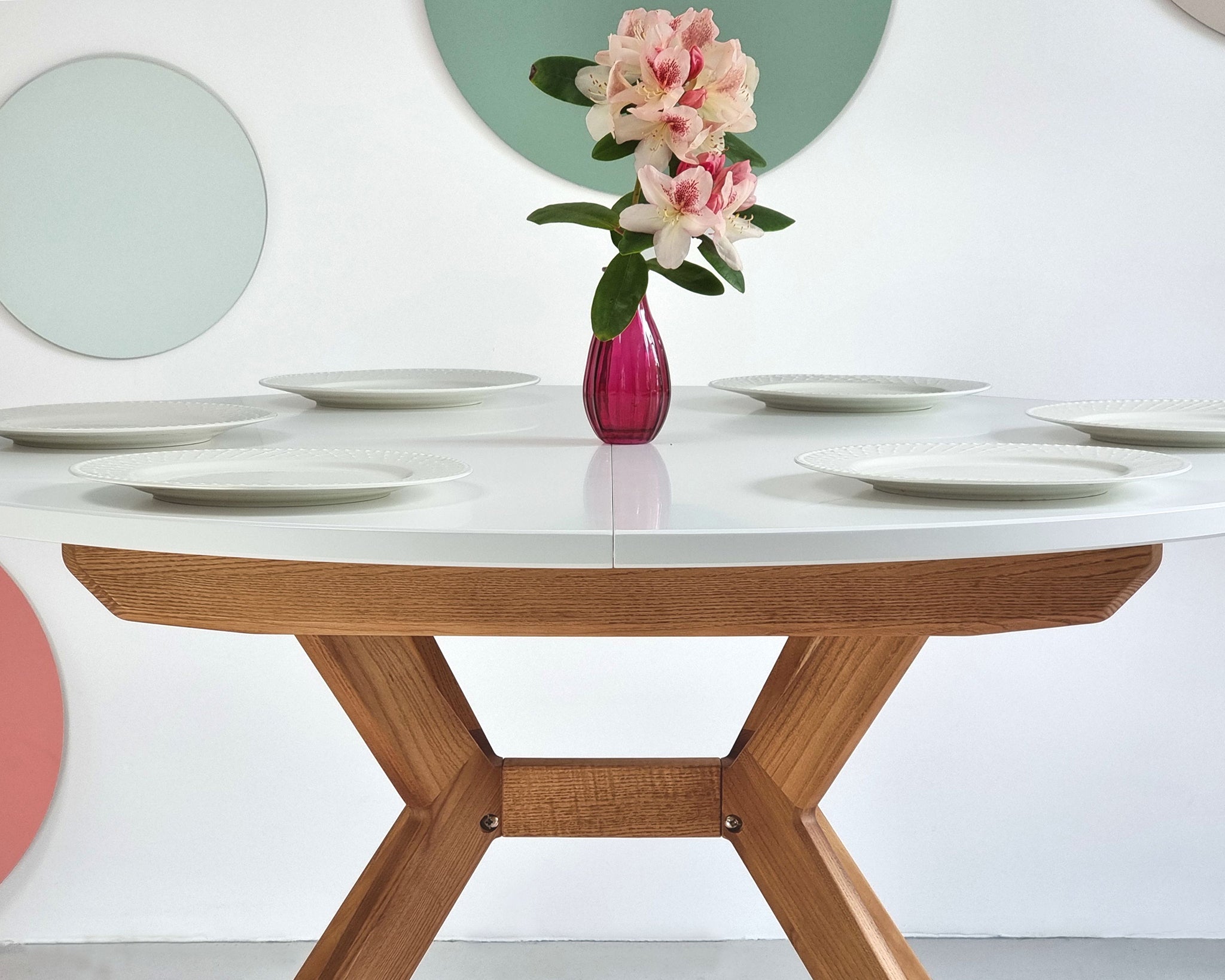 Biju Round Extendable Dining Table