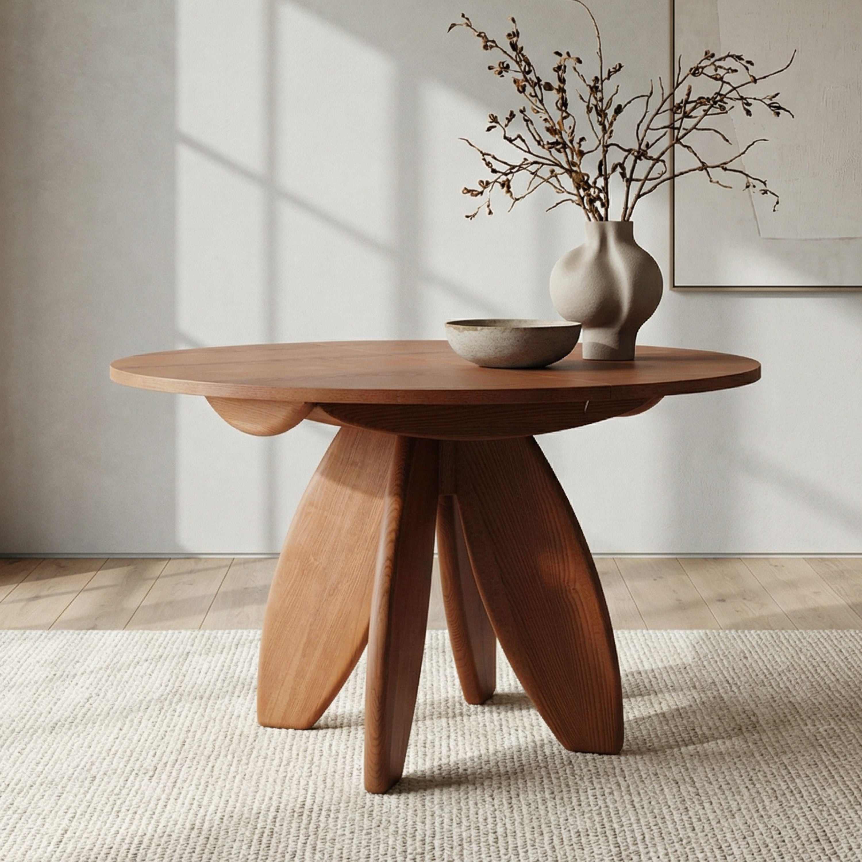Leaves Extendable Dining Table