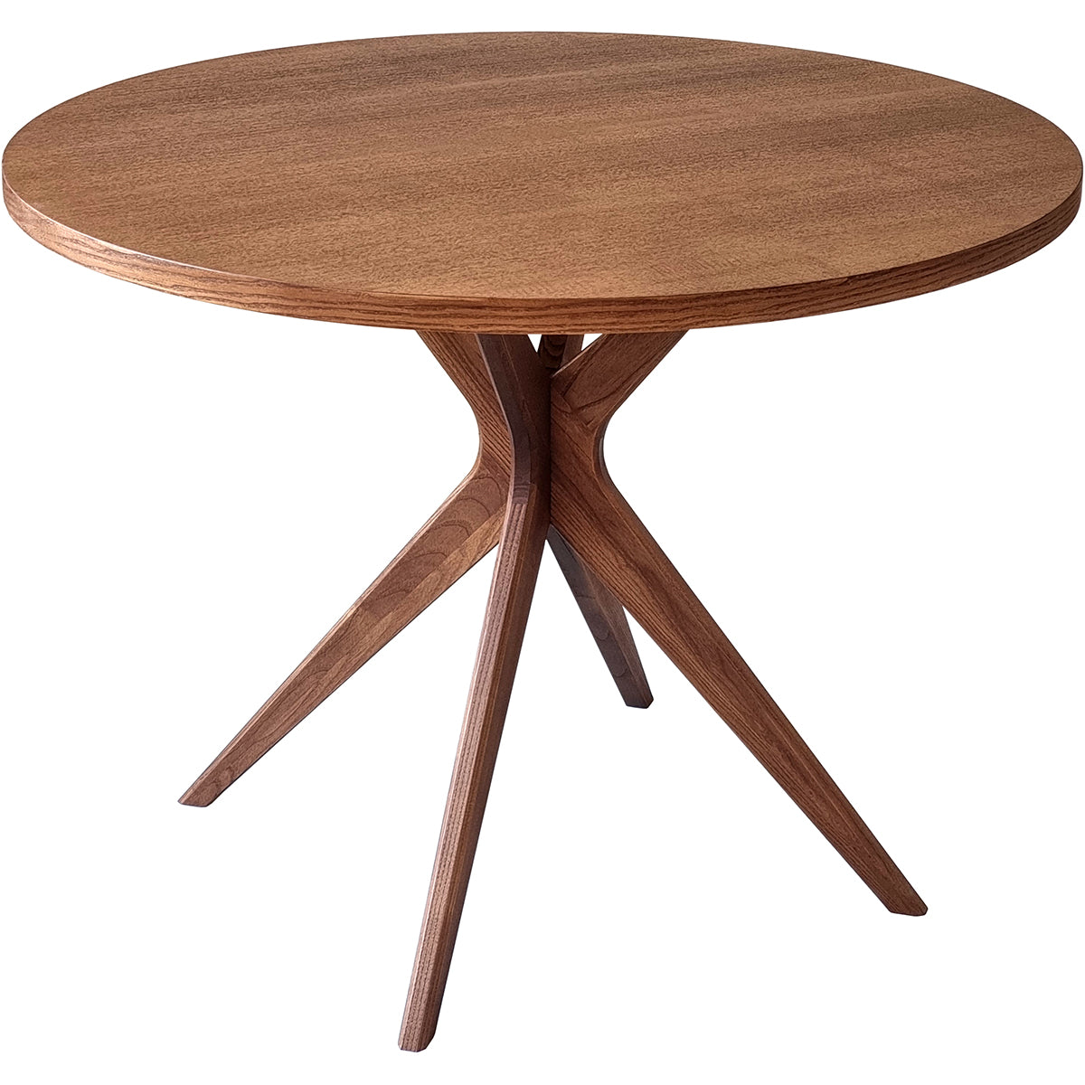 Jubi Bold Round Veneered Dining Table - WOO .Design