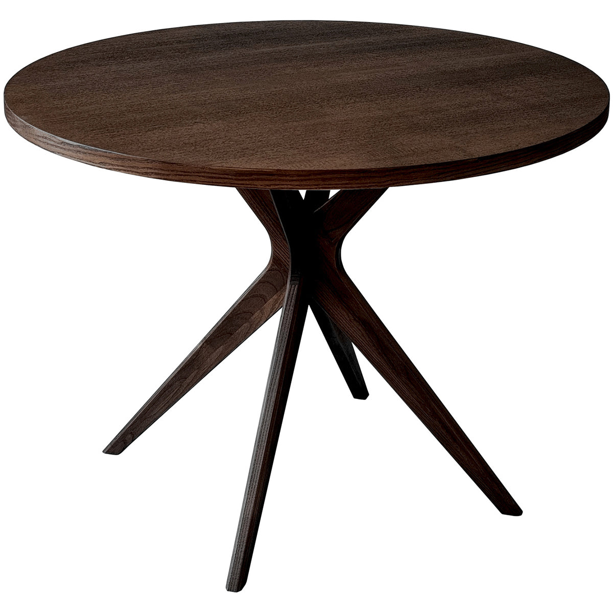 Jubi Bold Round Veneered Dining Table - WOO .Design