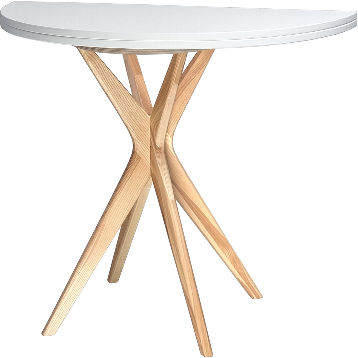 Jubi Halfround Extendable Dining Table