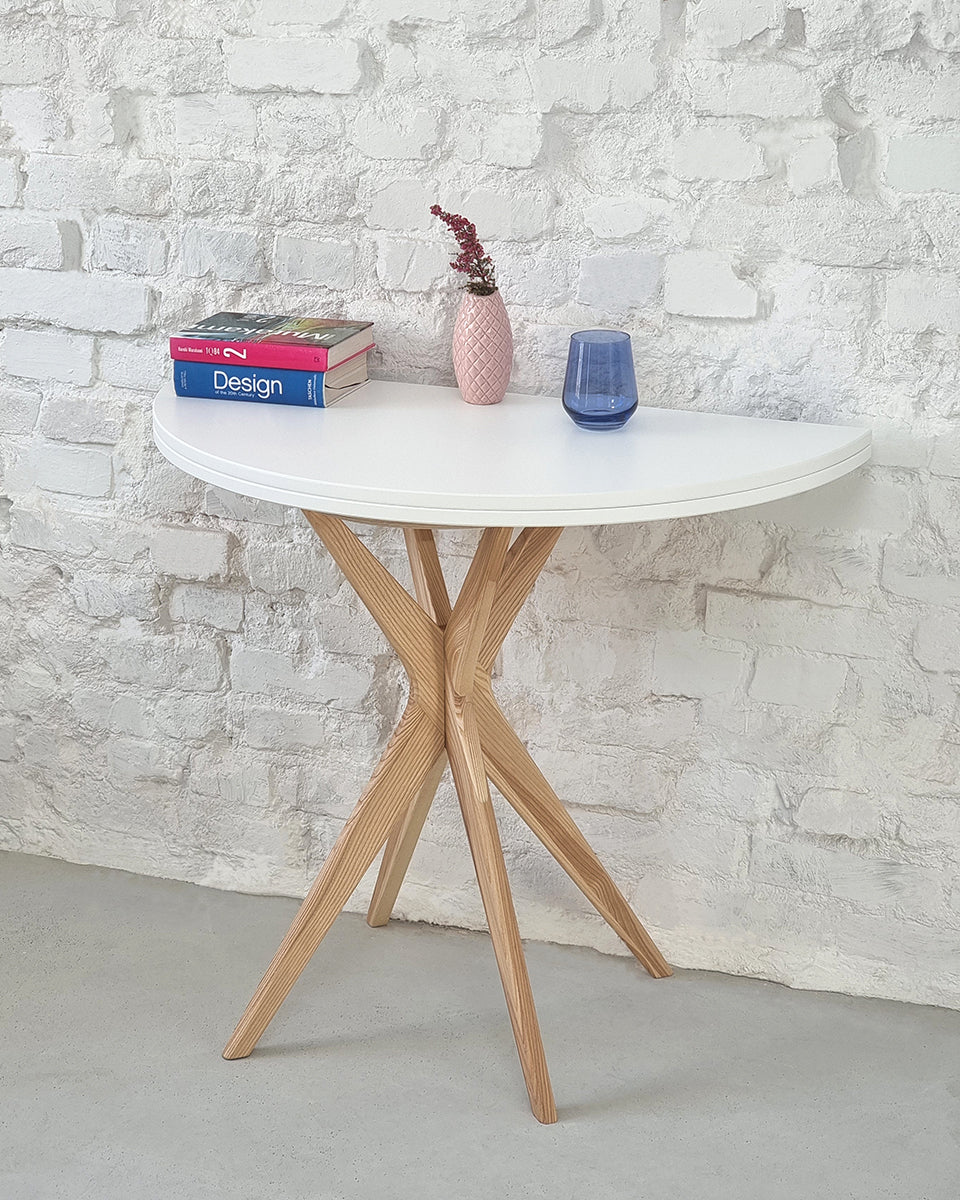 Jubi Halfround Extendable Dining Table - WOO .Design