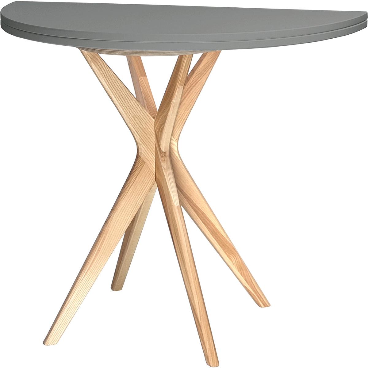 Jubi Halfround Extendable Dining Table - WOO .Design