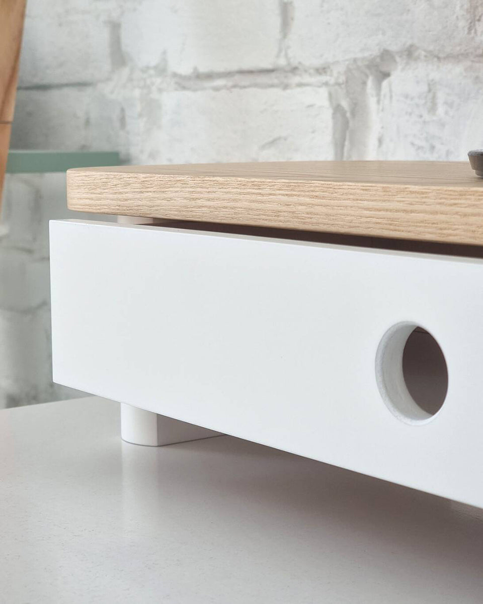 Jubi Monitor Stand with Drawer - WOO .Design